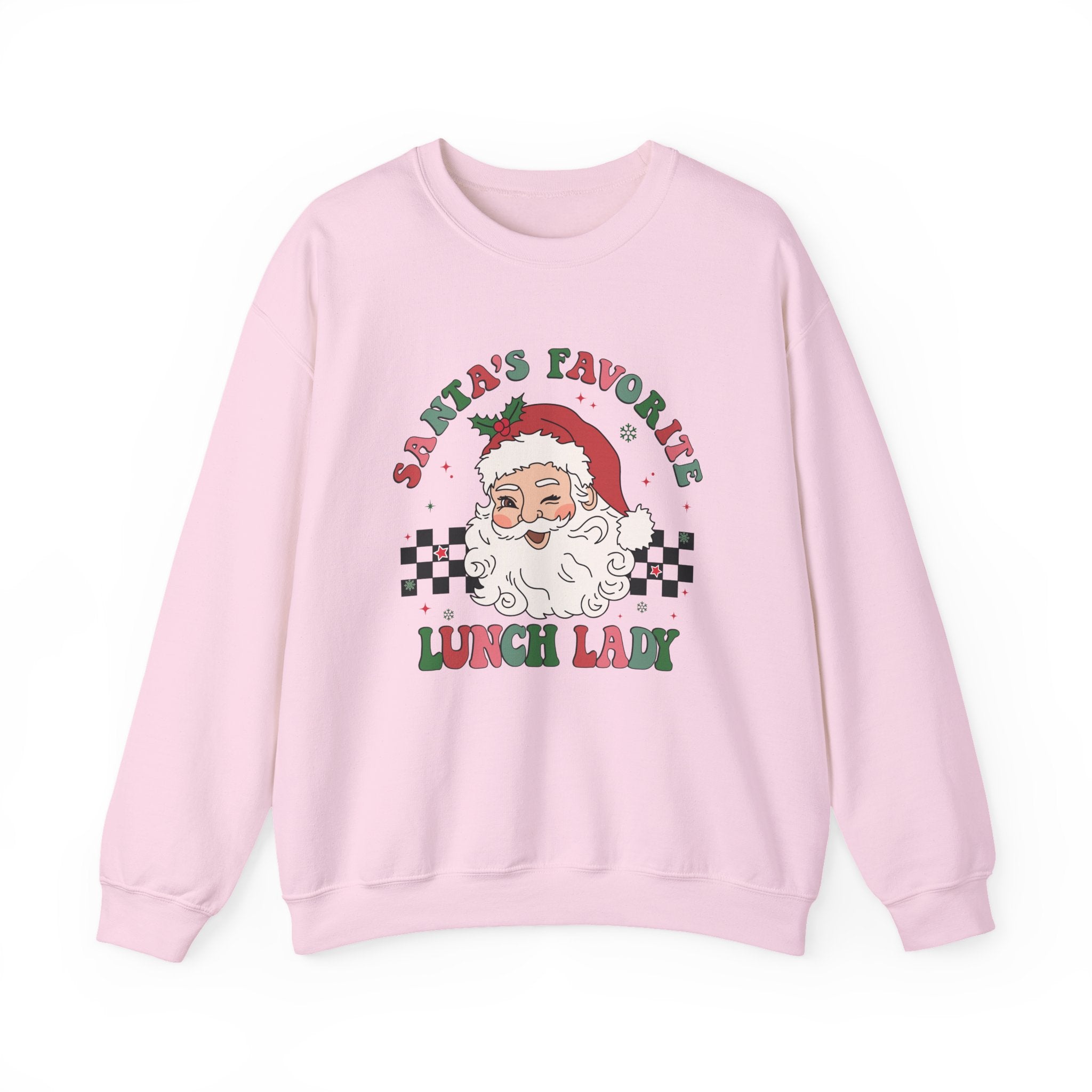 Santas Favorite Lunch Lady, Retro Santa Sweatshirt by PopCultureByDesign36