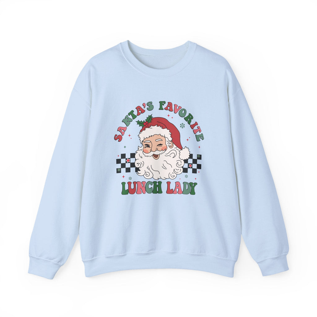 Santas Favorite Lunch Lady, Retro Santa Sweatshirt by PopCultureByDesign36