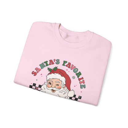 Santas Favorite Lunch Lady, Retro Santa Sweatshirt - Popbydesign