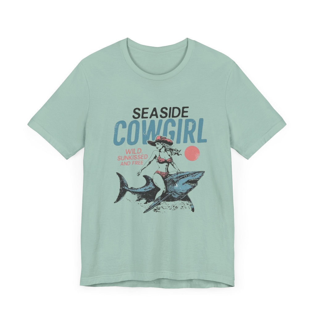 Seaside cowgirl retro summer Shirt, Western beach Shirt by PopCultureByDesign36