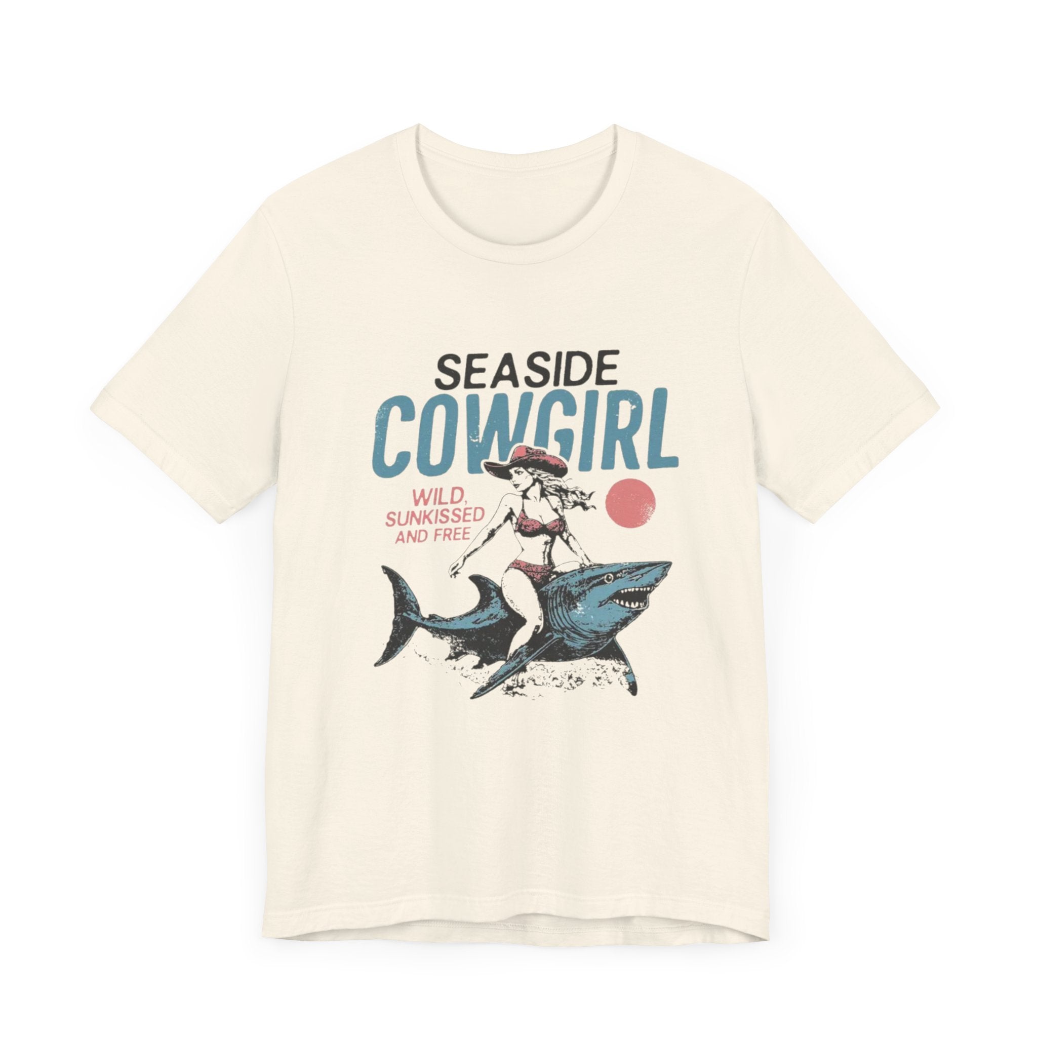 Seaside cowgirl retro summer Shirt, Western beach Shirt by PopCultureByDesign36