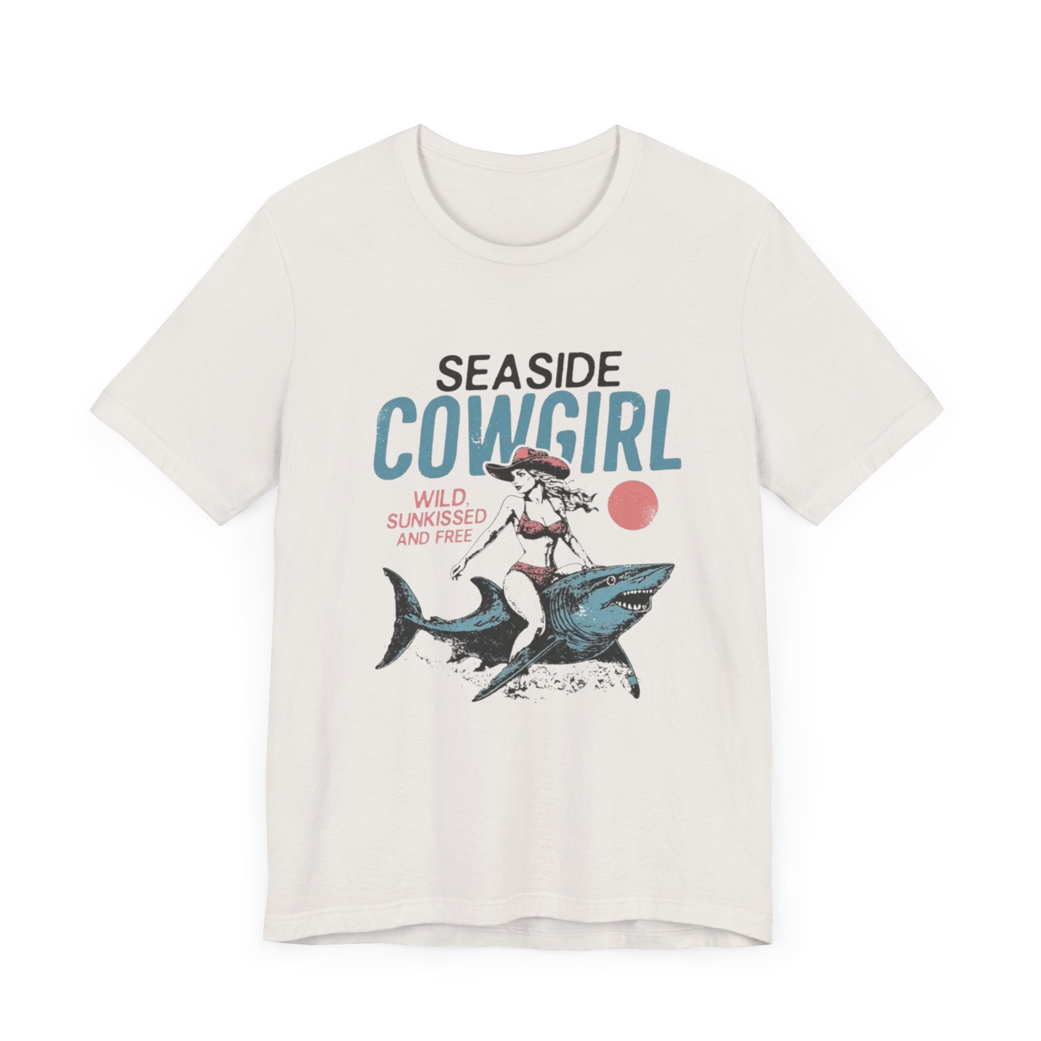 Seaside cowgirl retro summer Shirt, Western beach Shirt by PopCultureByDesign36