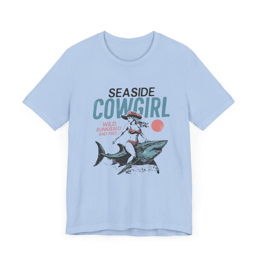 Seaside cowgirl retro summer Shirt, Western beach Shirt by PopCultureByDesign36