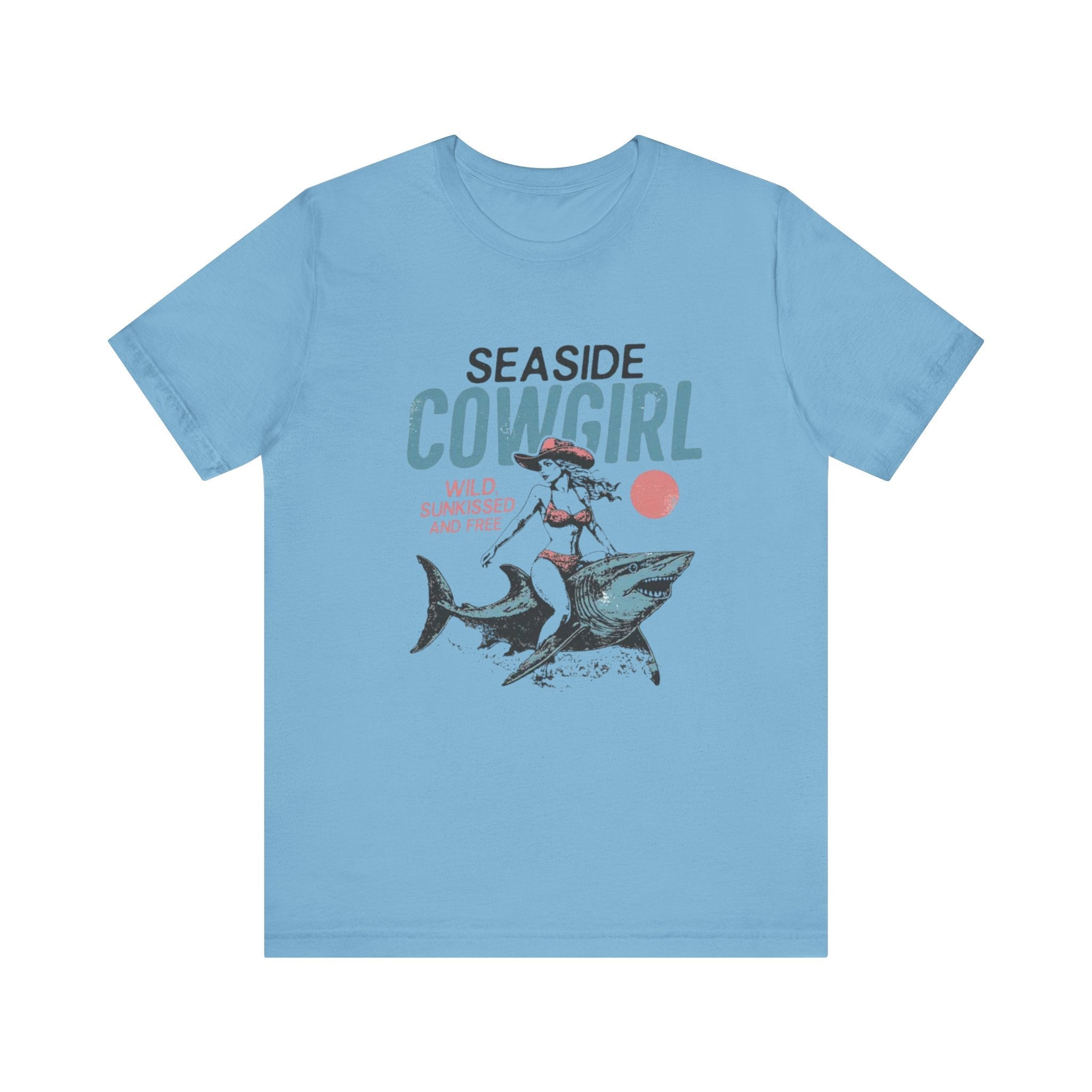 Seaside cowgirl retro summer Shirt, Western beach Shirt by PopCultureByDesign36