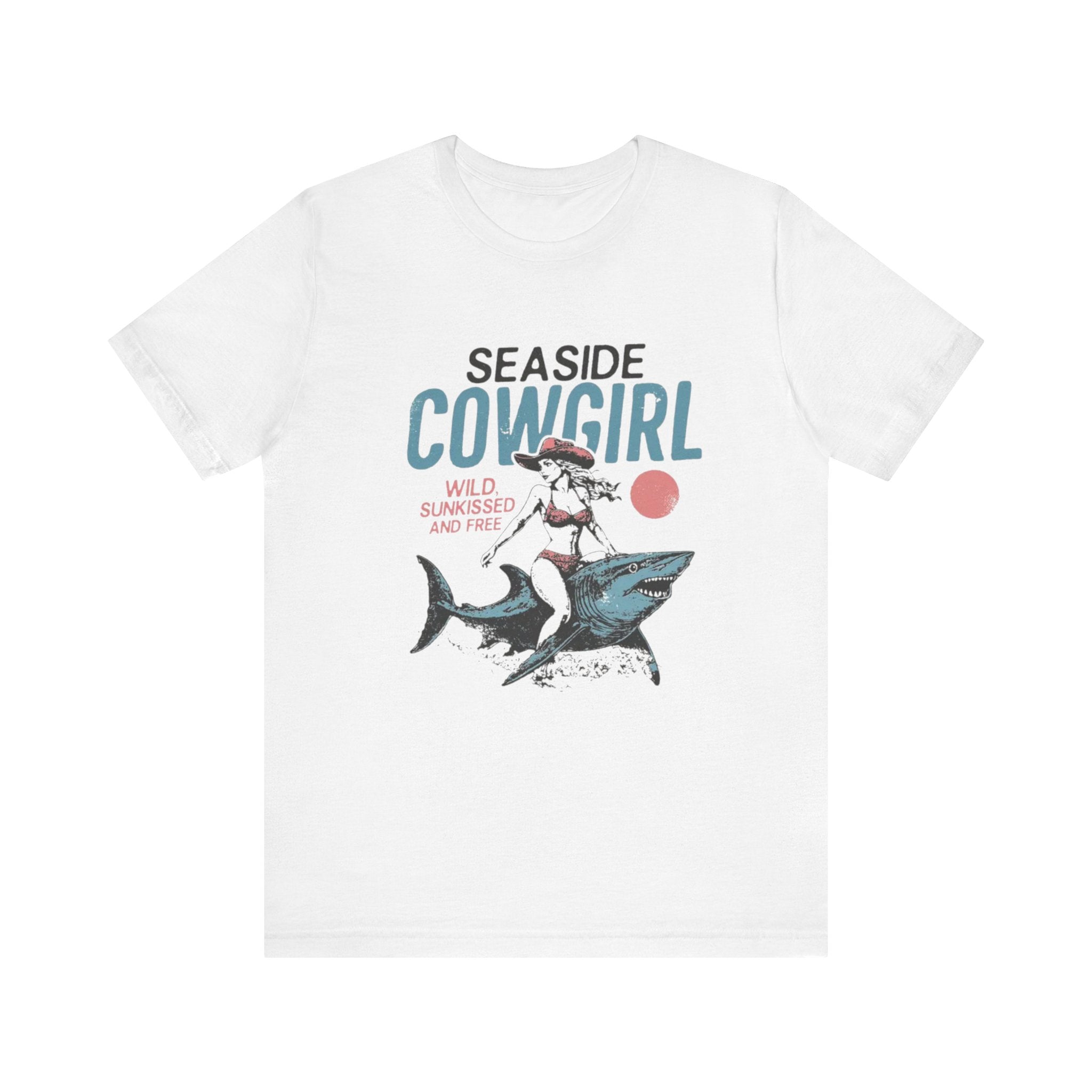 Seaside cowgirl retro summer Shirt, Western beach Shirt by PopCultureByDesign36