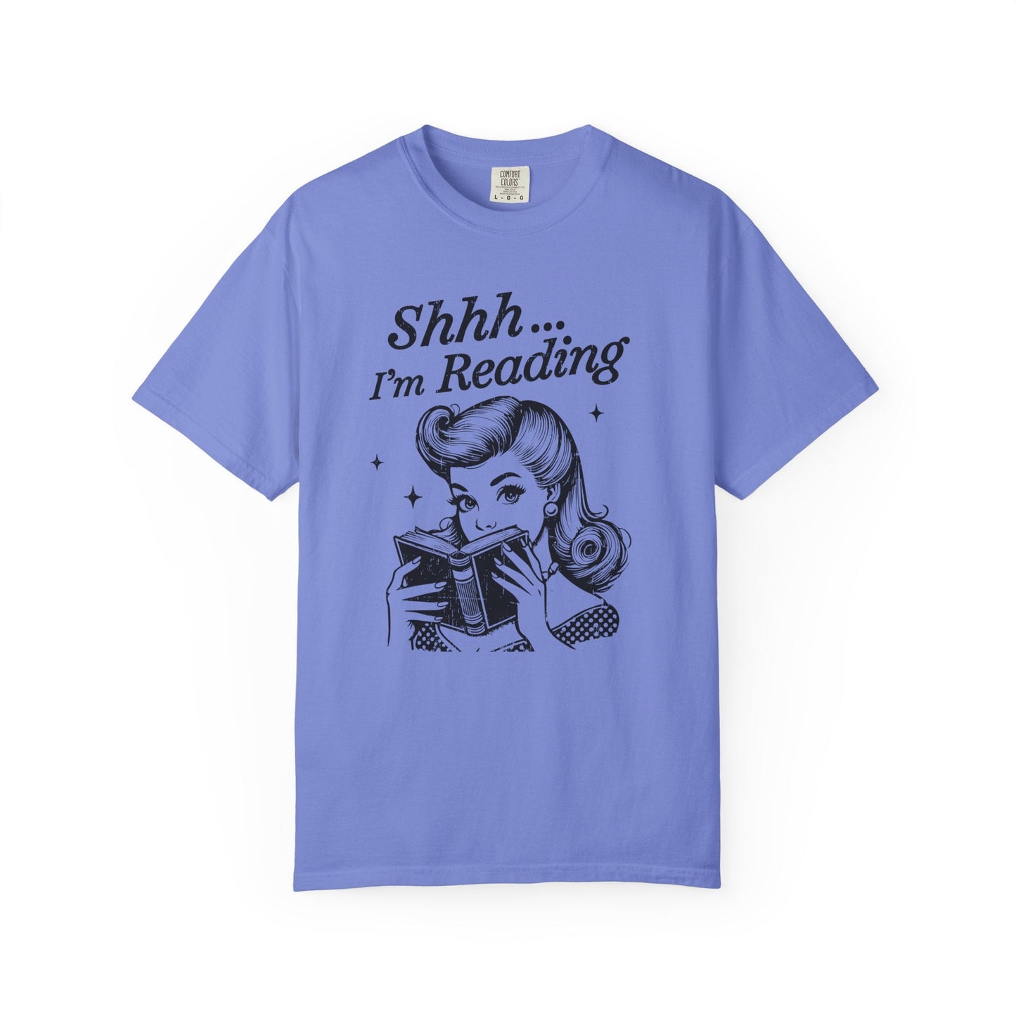 Shh I'm reading T-shirt, Book Lover Tee, Reading Gift - Popbydesign