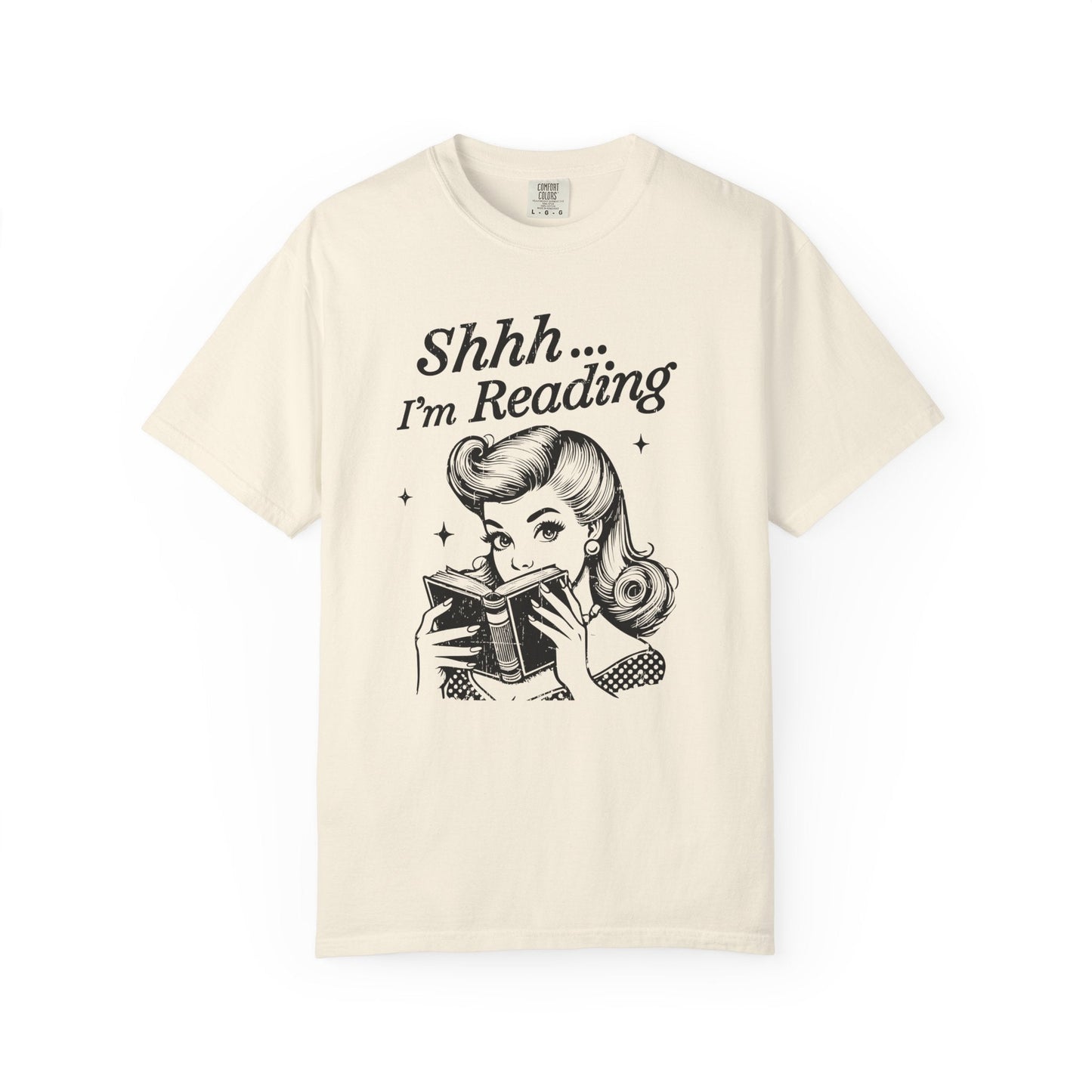 Shh I'm reading T-shirt, Book Lover Tee, Reading Gift - Popbydesign