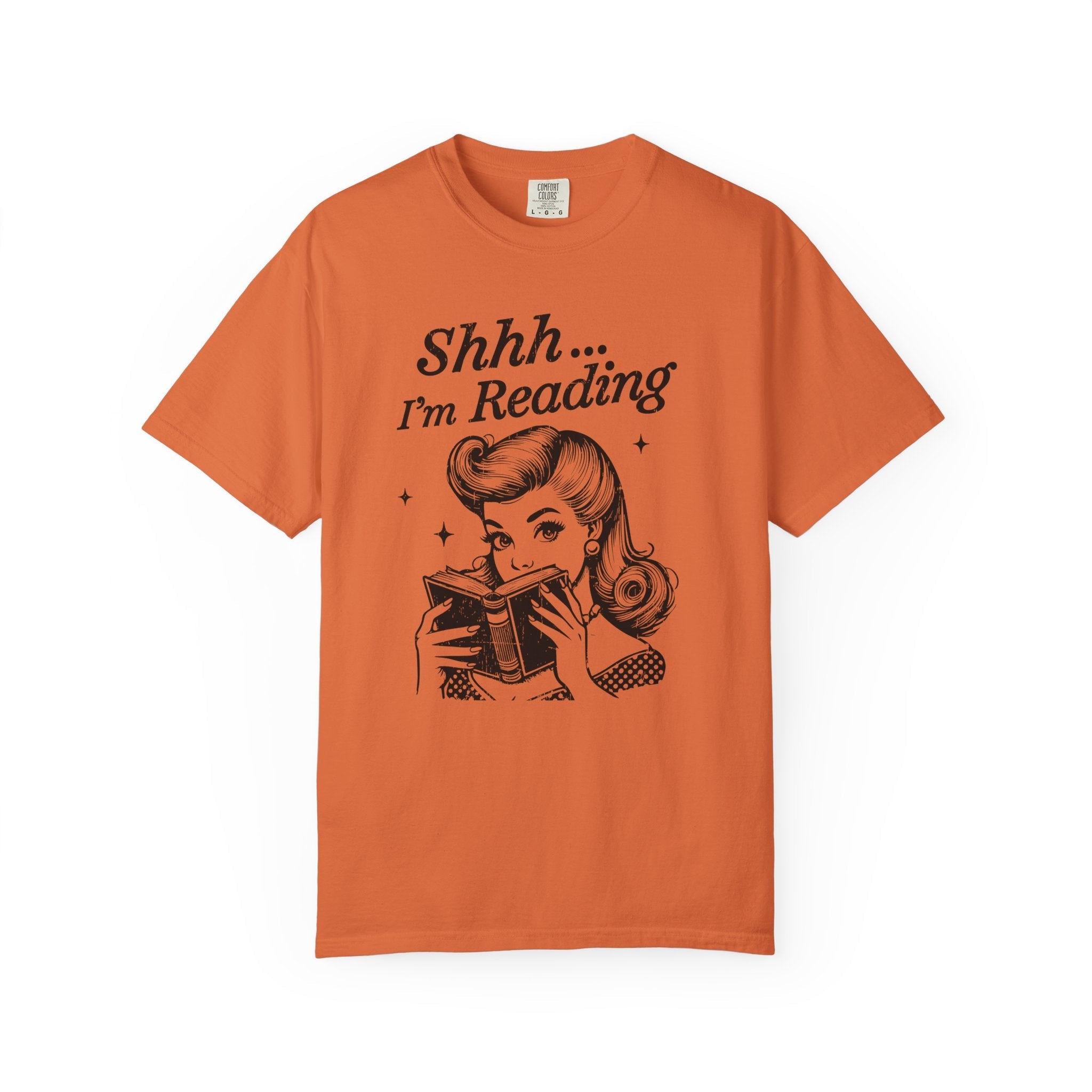 Shh I'm reading T-shirt, Book Lover Tee, Reading Gift by Printify