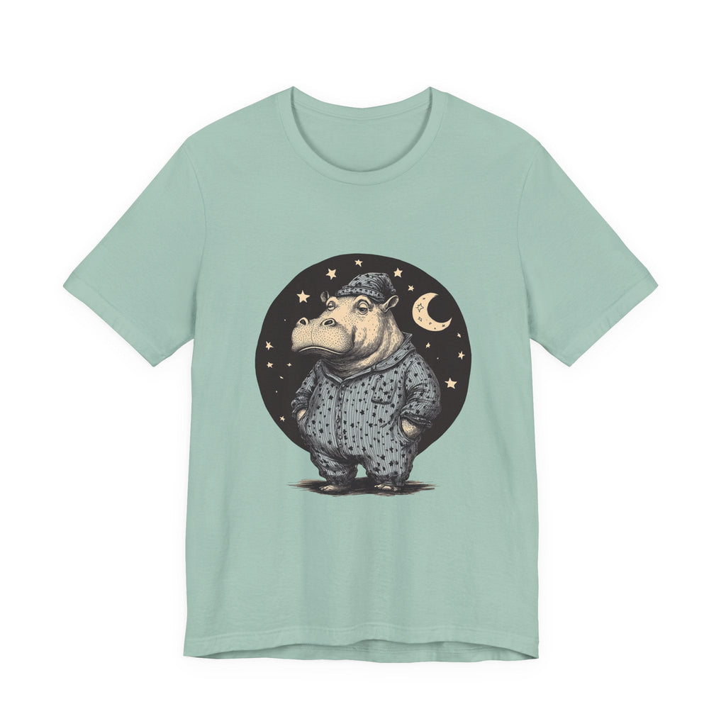 Sleepy Hippo Shirt, Funny Hippo Shirt, Cute Hippo Shirt by PopCultureByDesign36