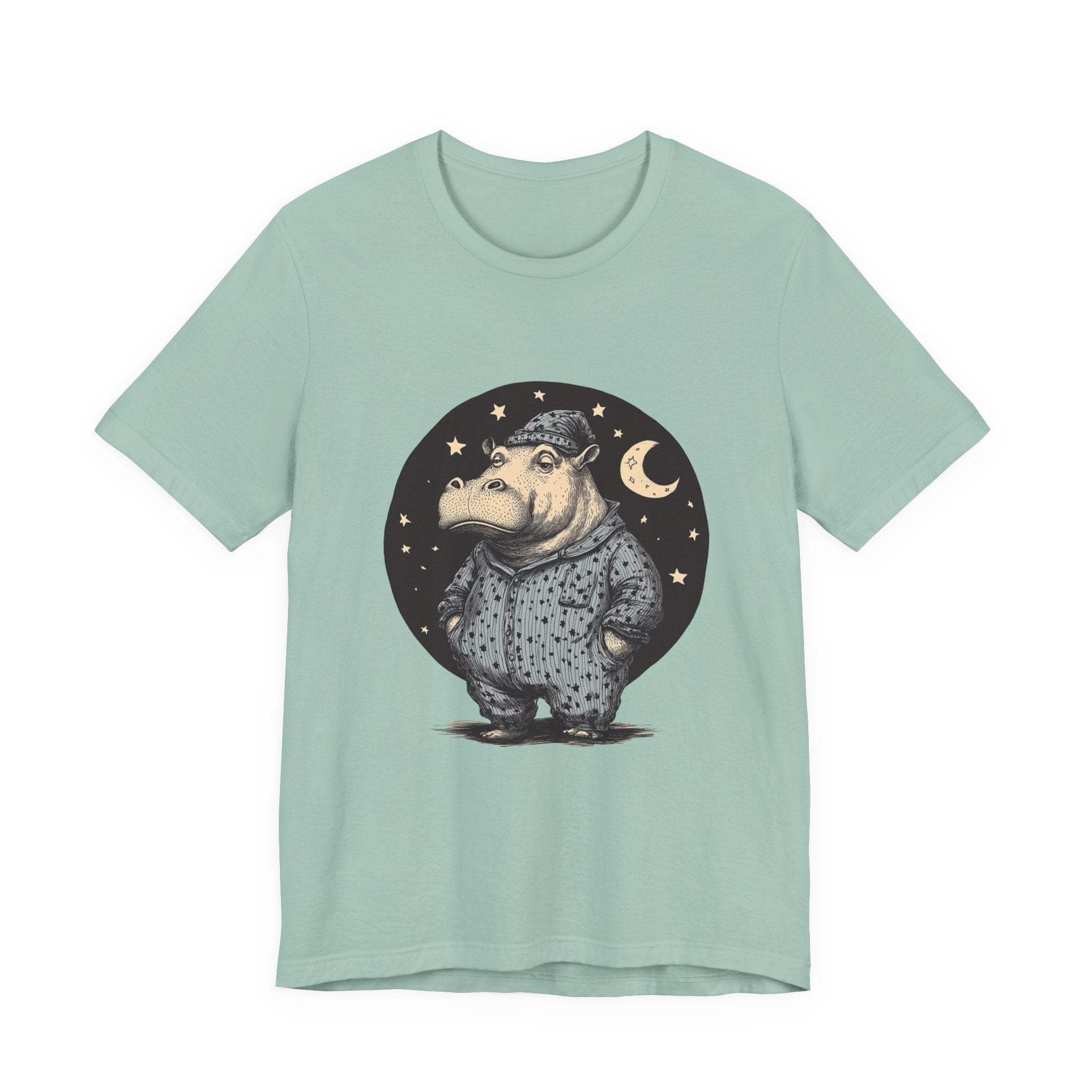 Sleepy Hippo Shirt, Funny Hippo Shirt, Cute Hippo Shirt by PopCultureByDesign36