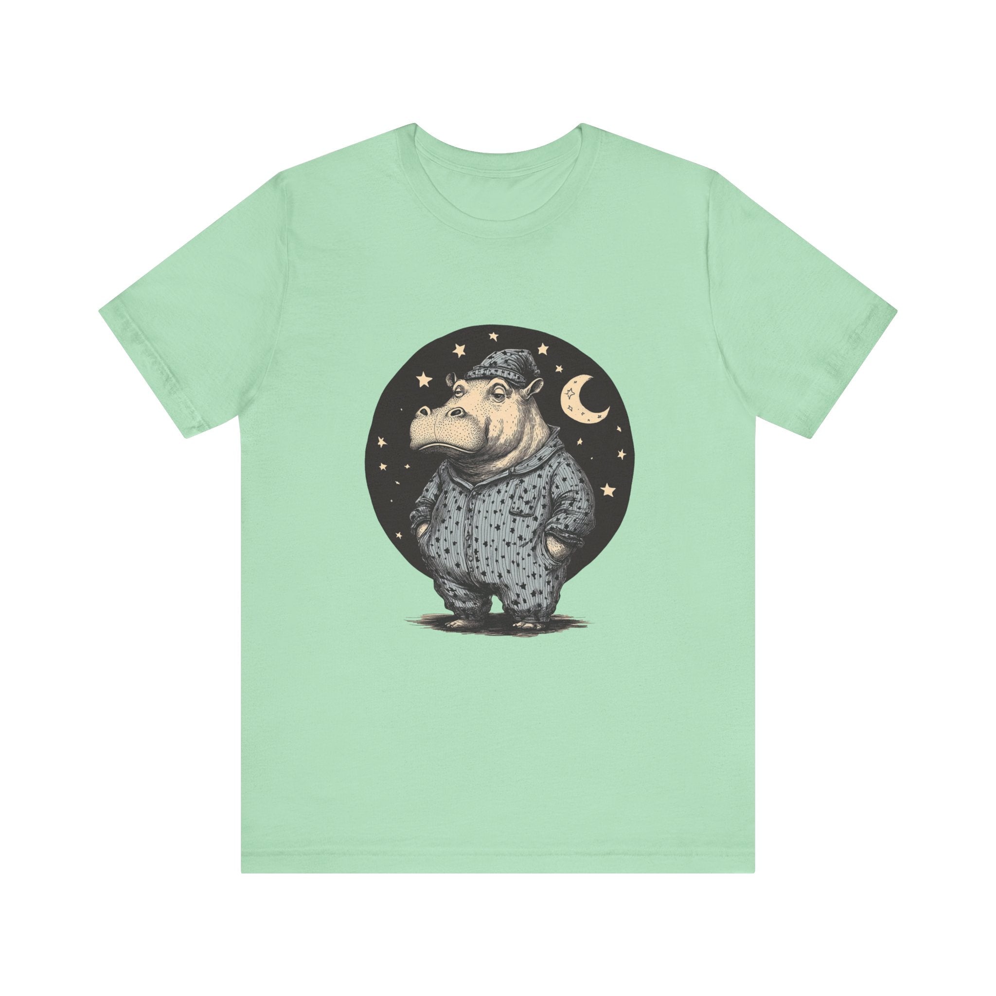 Sleepy Hippo Shirt, Funny Hippo Shirt, Cute Hippo Shirt by PopCultureByDesign36