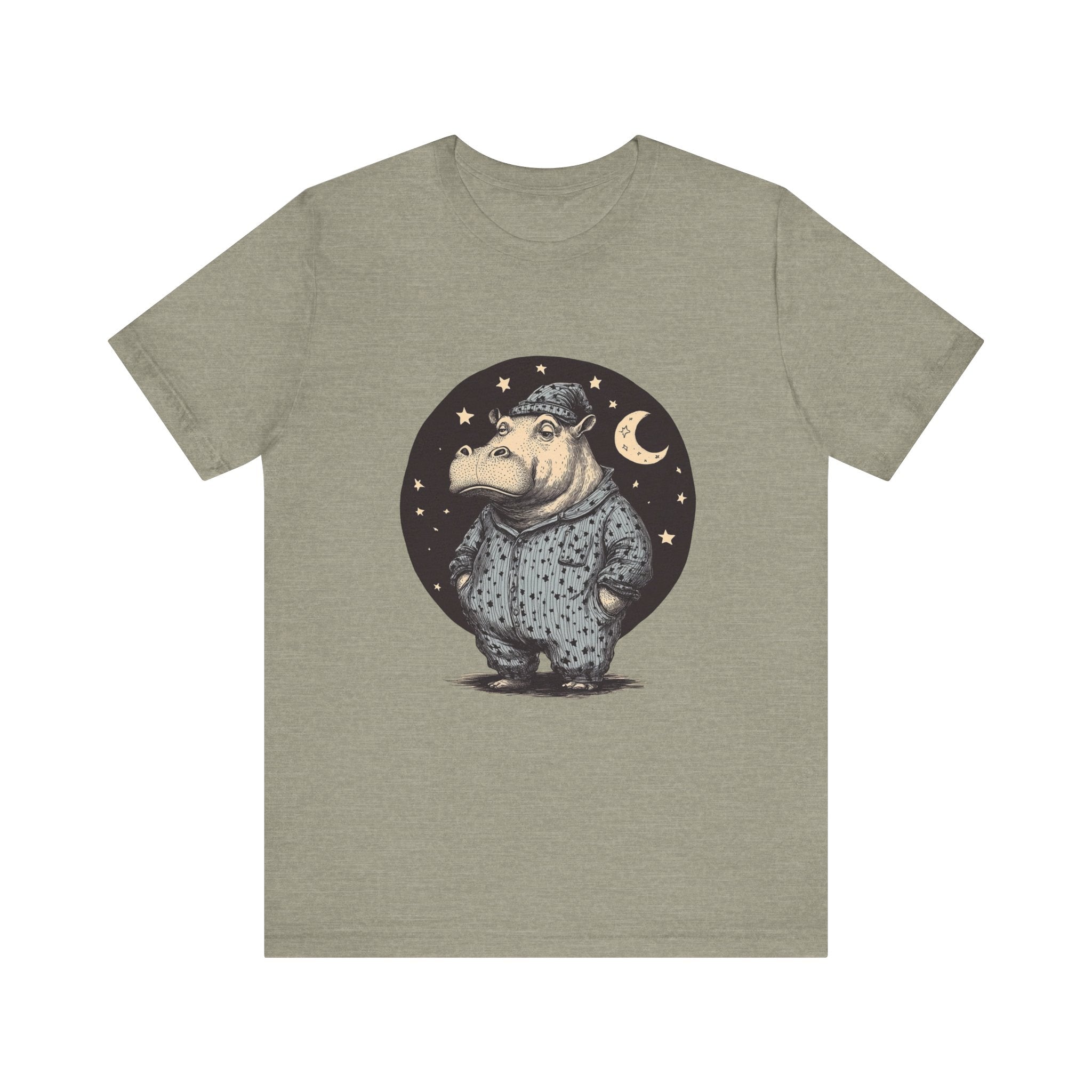 Sleepy Hippo Shirt, Funny Hippo Shirt, Cute Hippo Shirt by PopCultureByDesign36