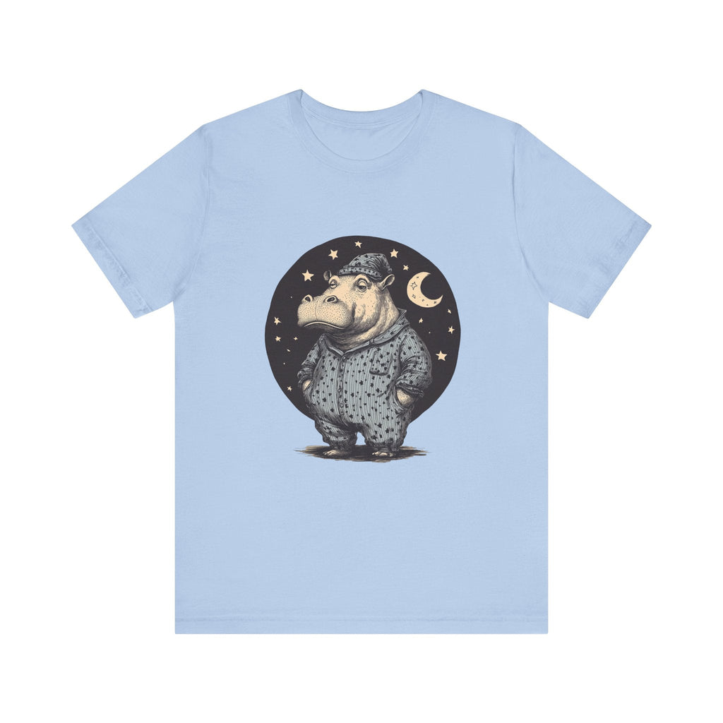 Sleepy Hippo Shirt, Funny Hippo Shirt, Cute Hippo Shirt by PopCultureByDesign36