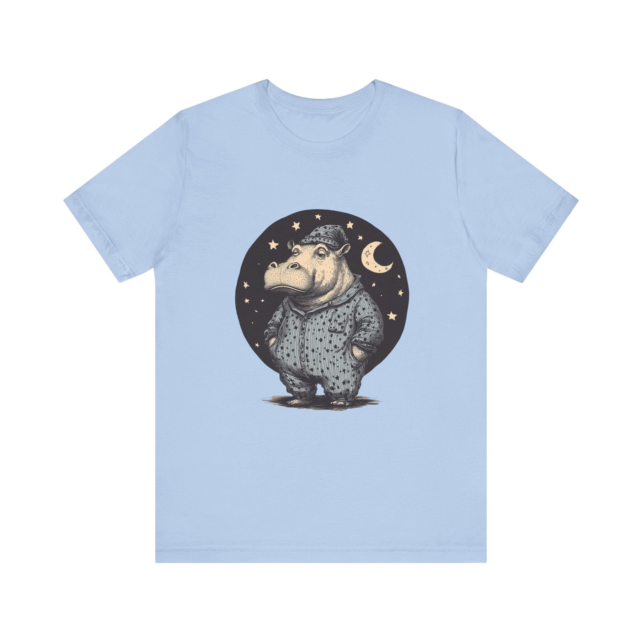 Sleepy Hippo Shirt, Funny Hippo Shirt, Cute Hippo Shirt by PopCultureByDesign36