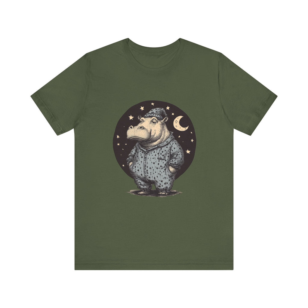 Sleepy Hippo Shirt, Funny Hippo Shirt, Cute Hippo Shirt by PopCultureByDesign36