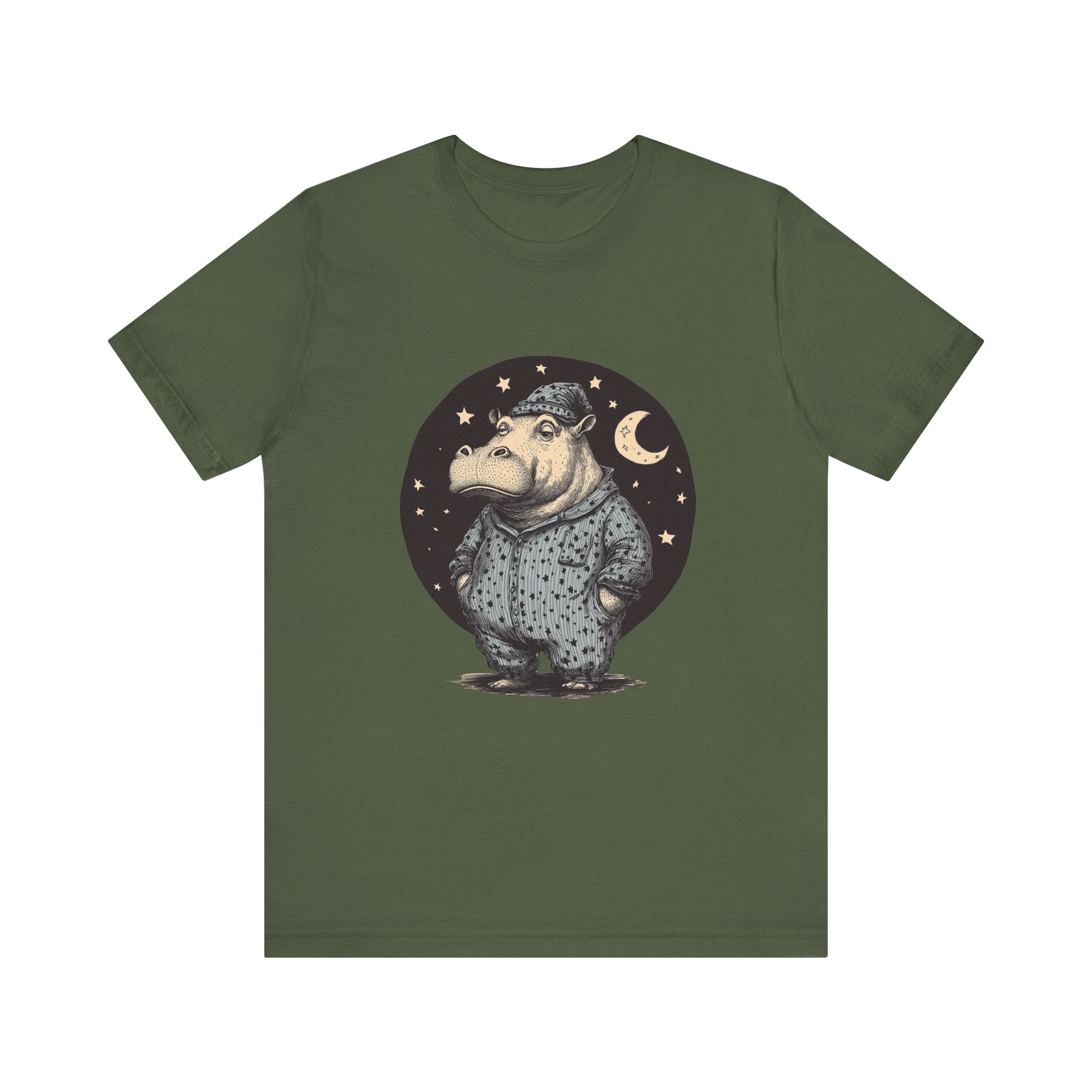 Sleepy Hippo Shirt, Funny Hippo Shirt, Cute Hippo Shirt by PopCultureByDesign36
