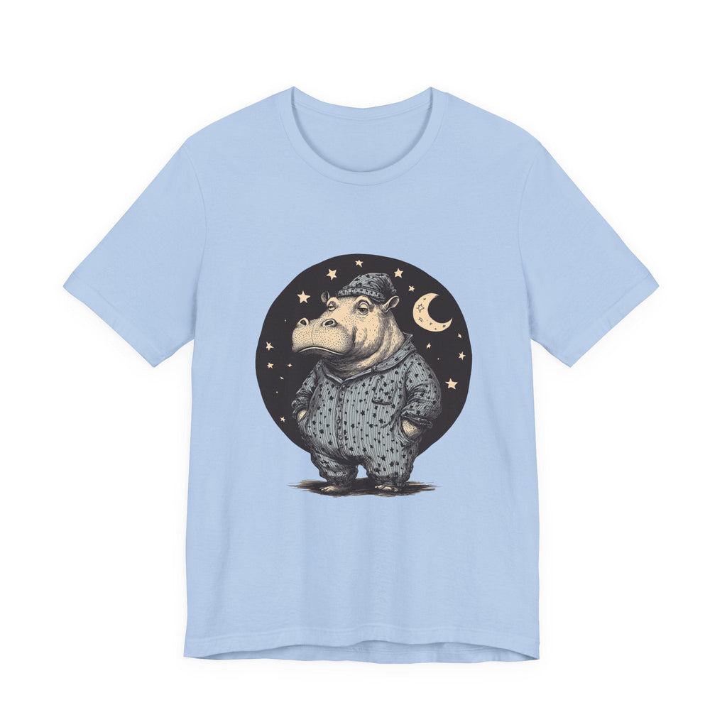 Sleepy Hippo Shirt, Funny Hippo Shirt, Cute Hippo Shirt by PopCultureByDesign36