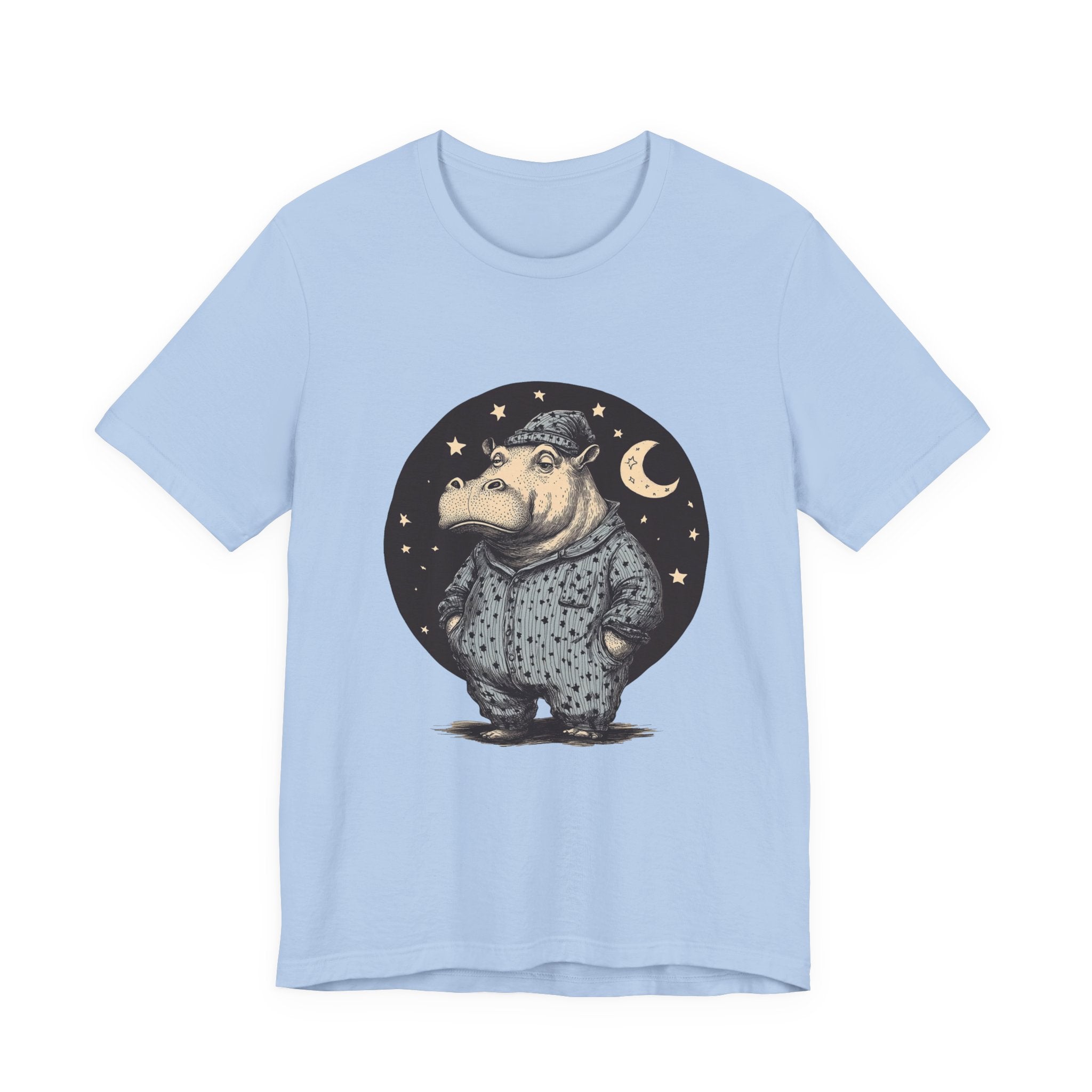 Sleepy Hippo Shirt, Funny Hippo Shirt, Cute Hippo Shirt by PopCultureByDesign36