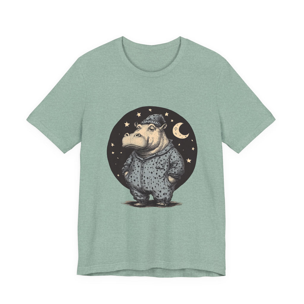 Sleepy Hippo Shirt, Funny Hippo Shirt, Cute Hippo Shirt by PopCultureByDesign36