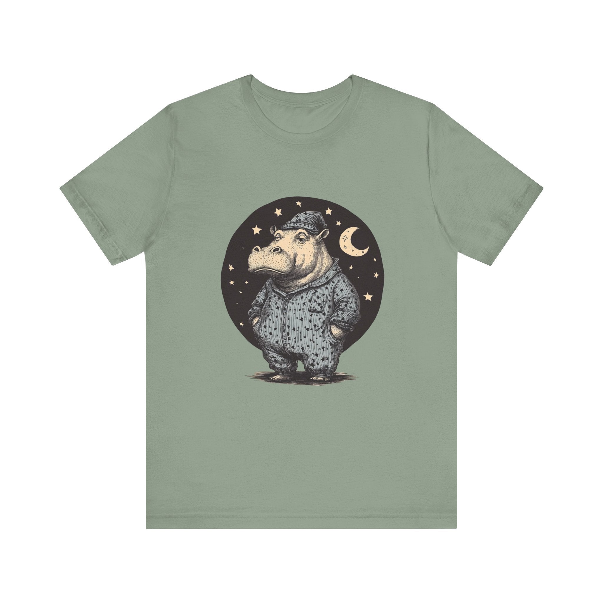 Sleepy Hippo Shirt, Funny Hippo Shirt, Cute Hippo Shirt by PopCultureByDesign36