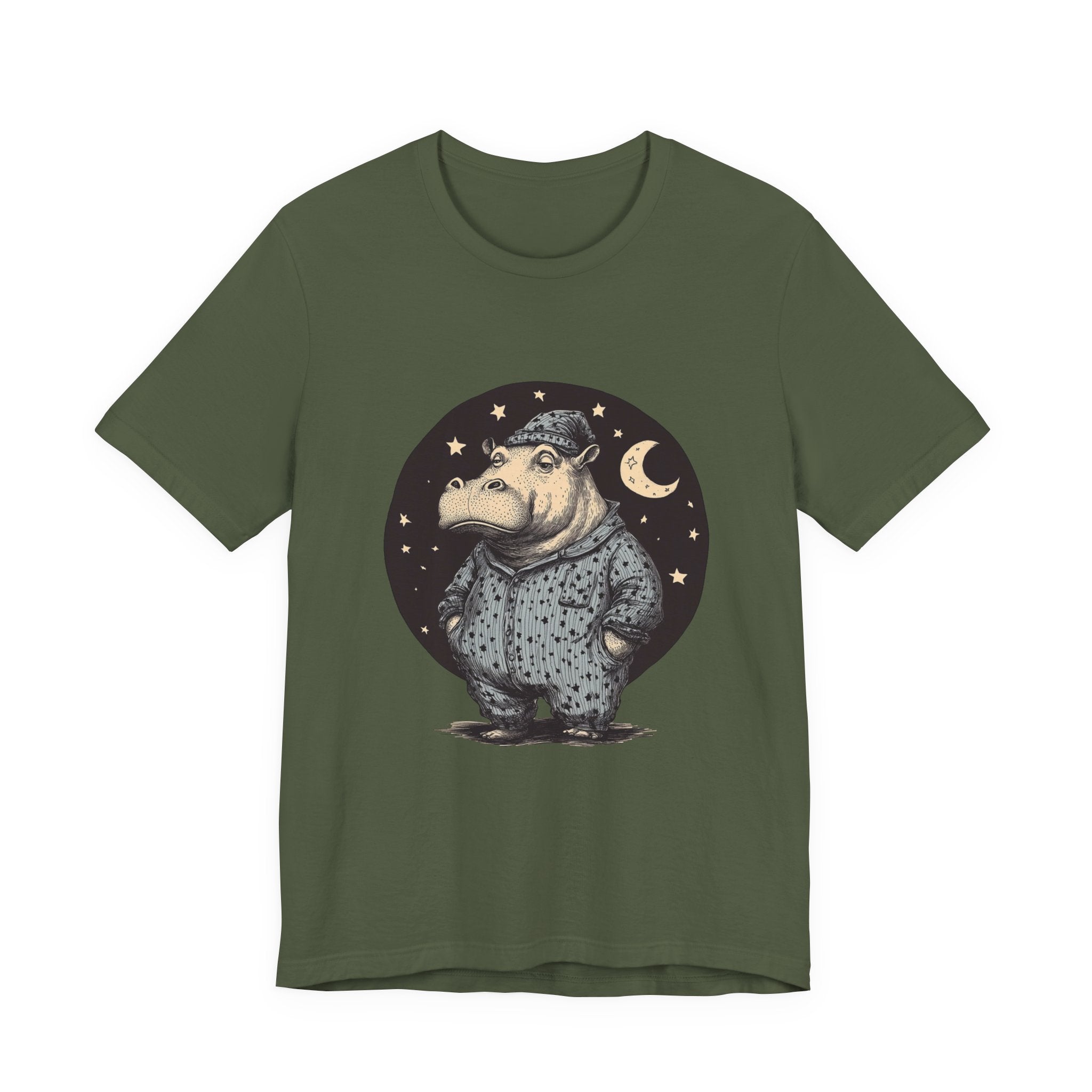 Sleepy Hippo Shirt, Funny Hippo Shirt, Cute Hippo Shirt by PopCultureByDesign36