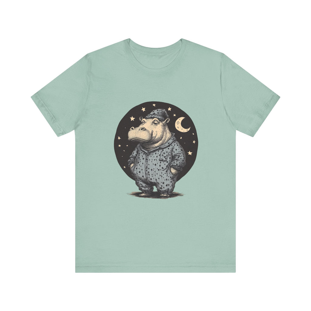 Sleepy Hippo Shirt, Funny Hippo Shirt, Cute Hippo Shirt by PopCultureByDesign36
