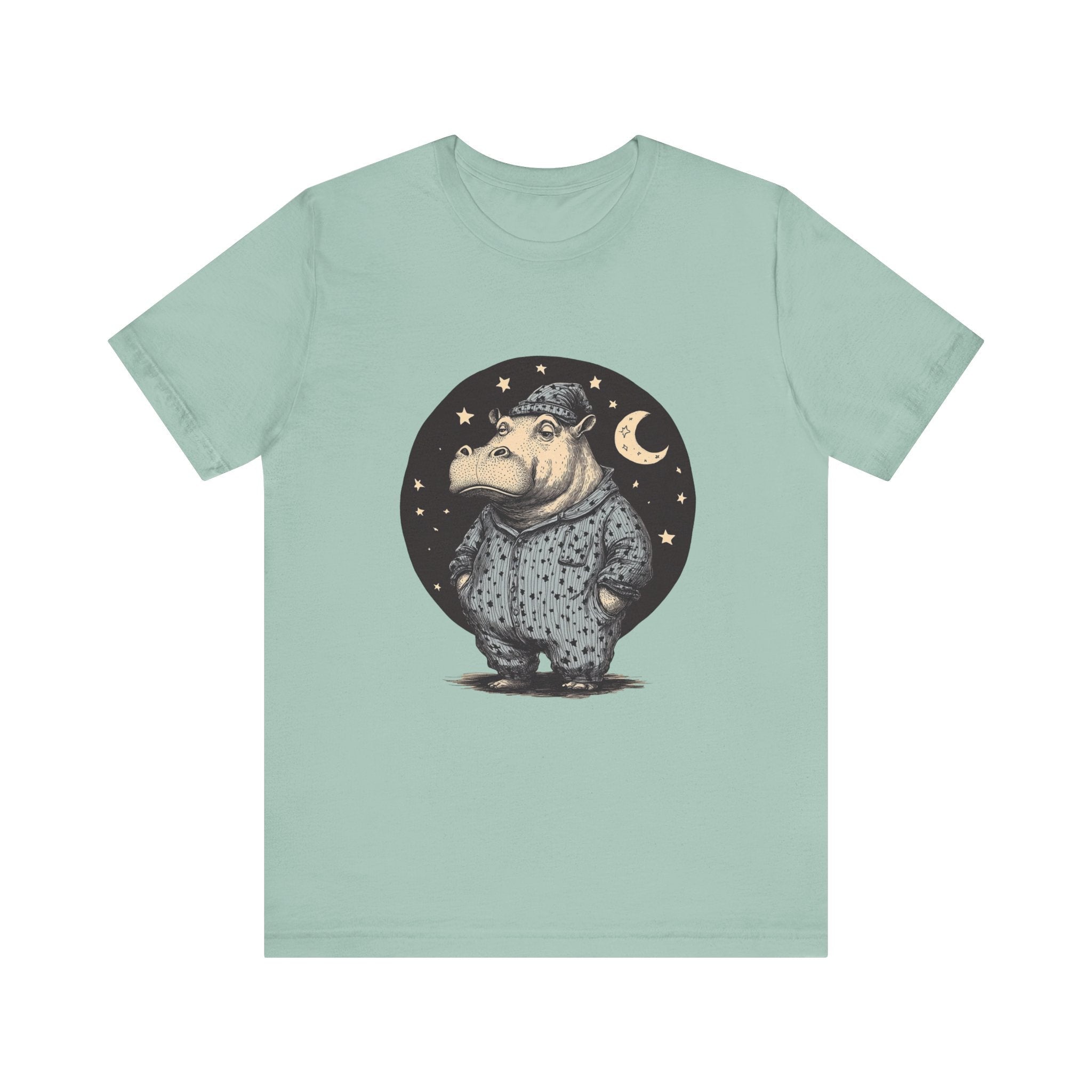 Sleepy Hippo Shirt, Funny Hippo Shirt, Cute Hippo Shirt by PopCultureByDesign36