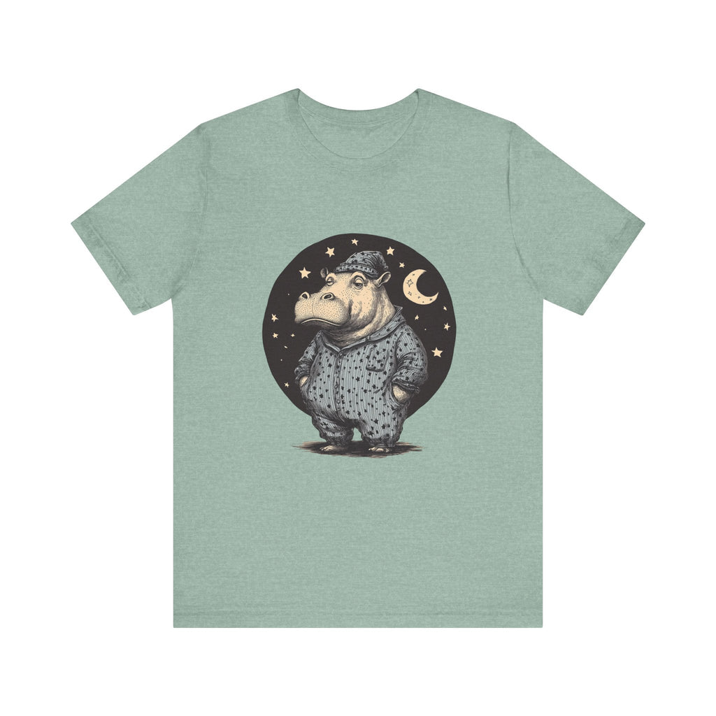 Sleepy Hippo Shirt, Funny Hippo Shirt, Cute Hippo Shirt by PopCultureByDesign36