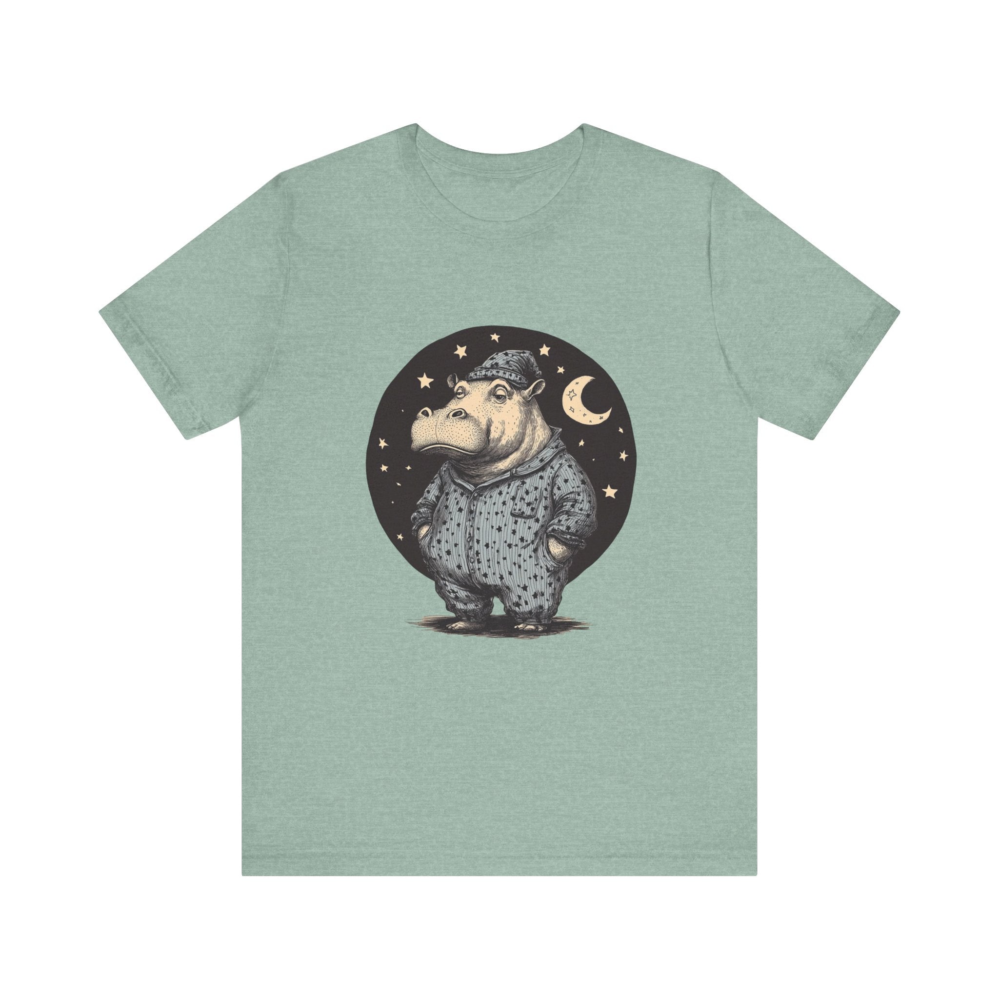 Sleepy Hippo Shirt, Funny Hippo Shirt, Cute Hippo Shirt by PopCultureByDesign36