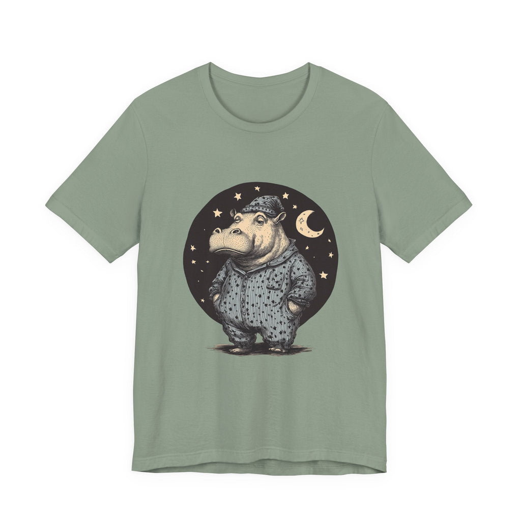 Sleepy Hippo Shirt, Funny Hippo Shirt, Cute Hippo Shirt by PopCultureByDesign36