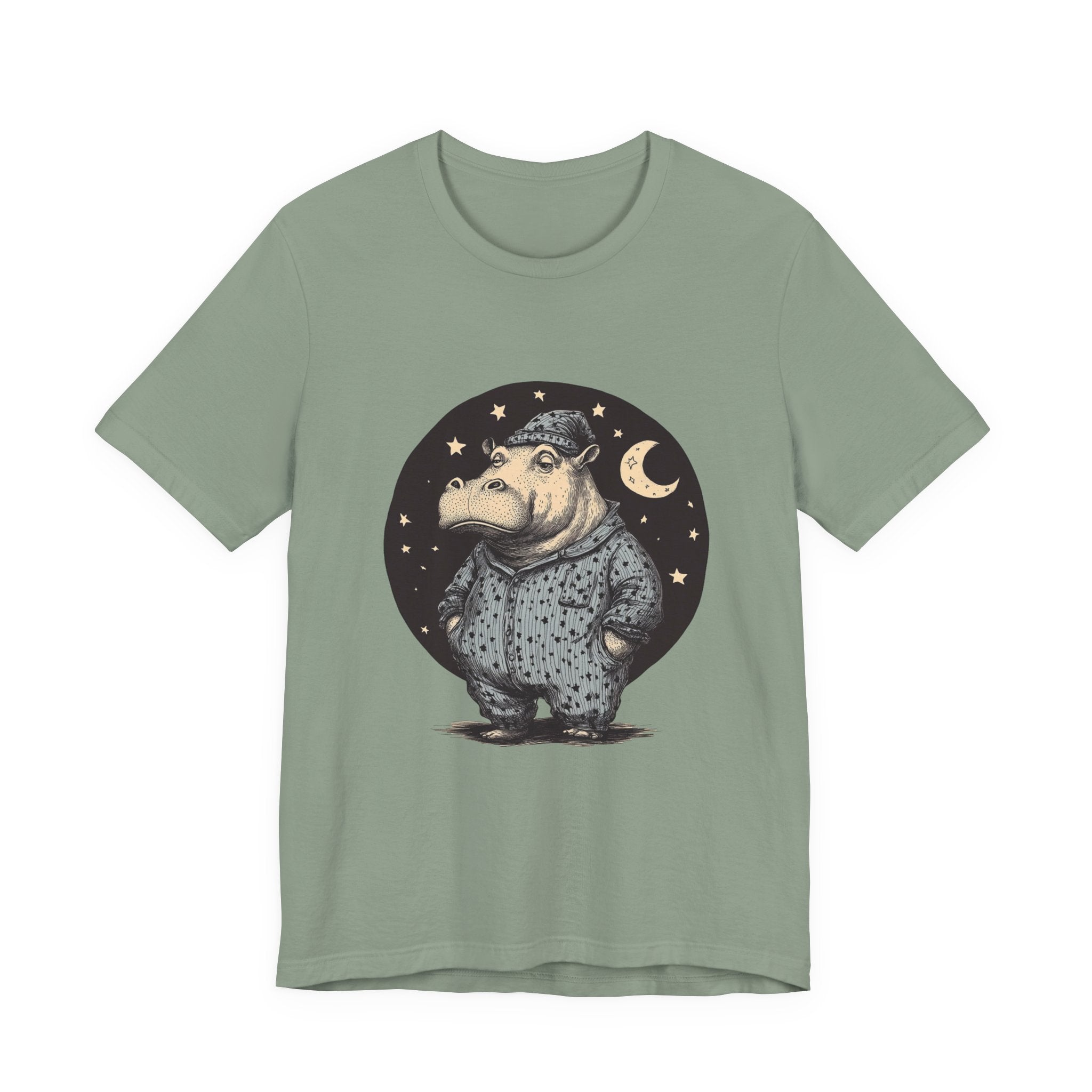 Sleepy Hippo Shirt, Funny Hippo Shirt, Cute Hippo Shirt by PopCultureByDesign36