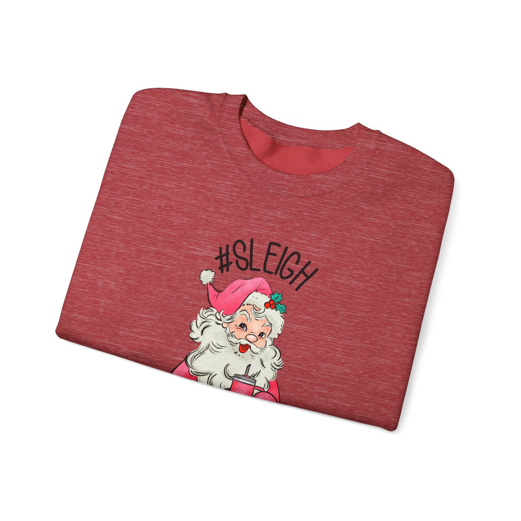 Sleigh santa sweatshirt, Vintage Santa Christmas Sweatshirt by PopCultureByDesign36