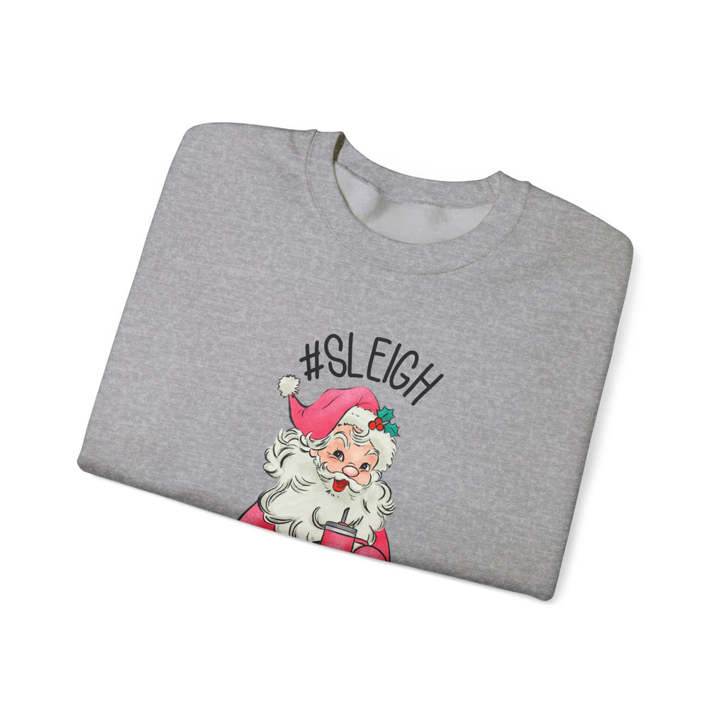 Sleigh santa sweatshirt, Vintage Santa Christmas Sweatshirt by PopCultureByDesign36