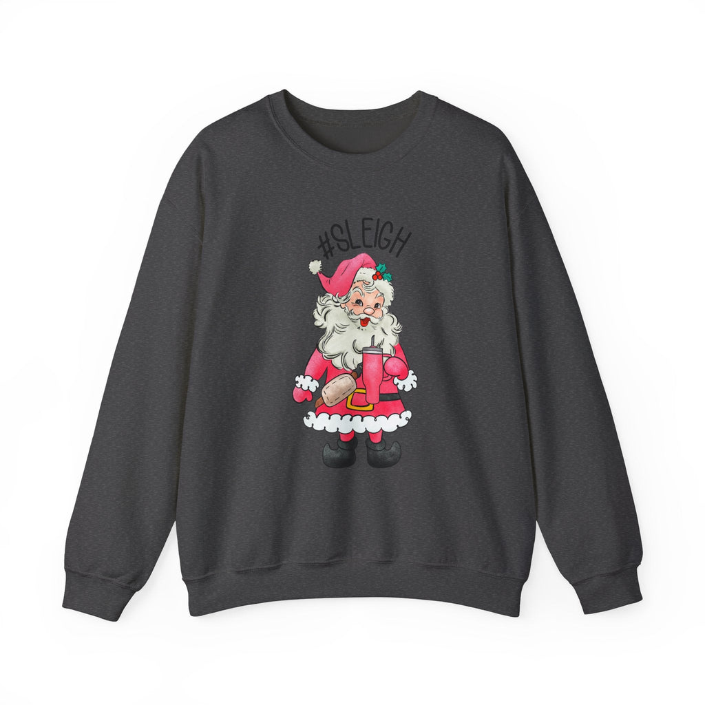 Sleigh santa sweatshirt, Vintage Santa Christmas Sweatshirt by PopCultureByDesign36