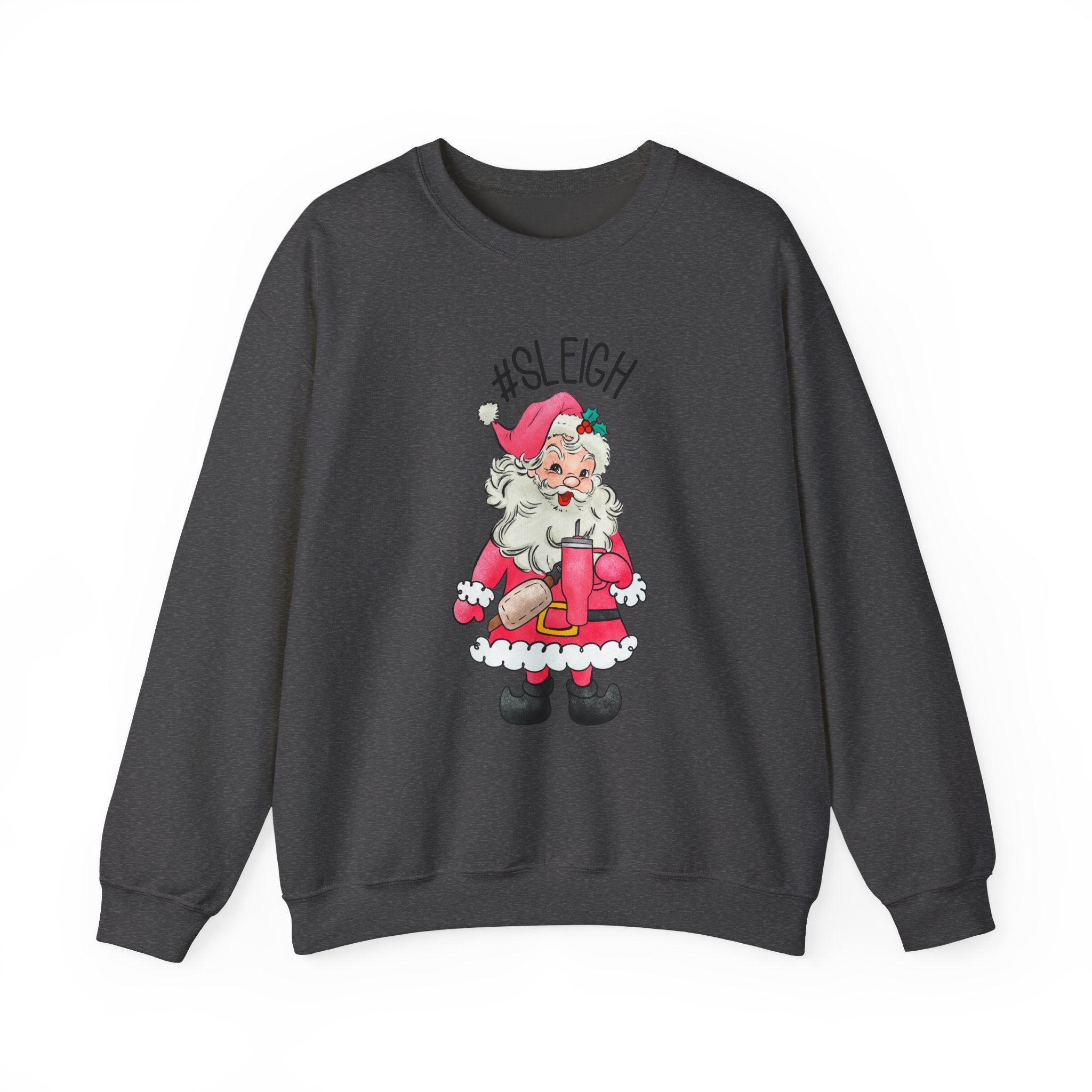Sleigh santa sweatshirt, Vintage Santa Christmas Sweatshirt by PopCultureByDesign36