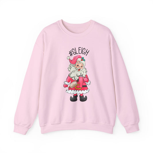 Sleigh santa sweatshirt, Vintage Santa Christmas Sweatshirt - Popbydesign
