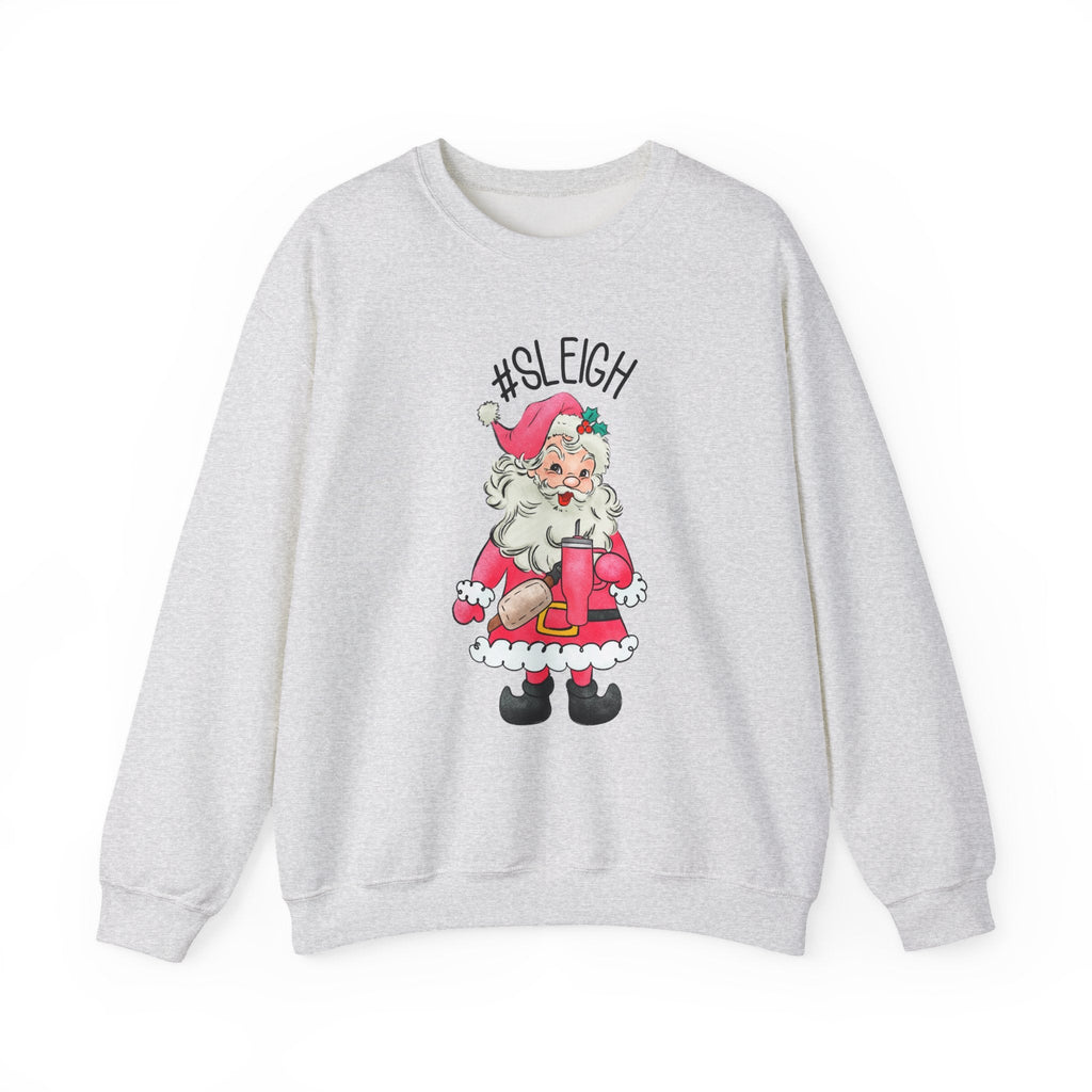 Sleigh santa sweatshirt, Vintage Santa Christmas Sweatshirt by PopCultureByDesign36