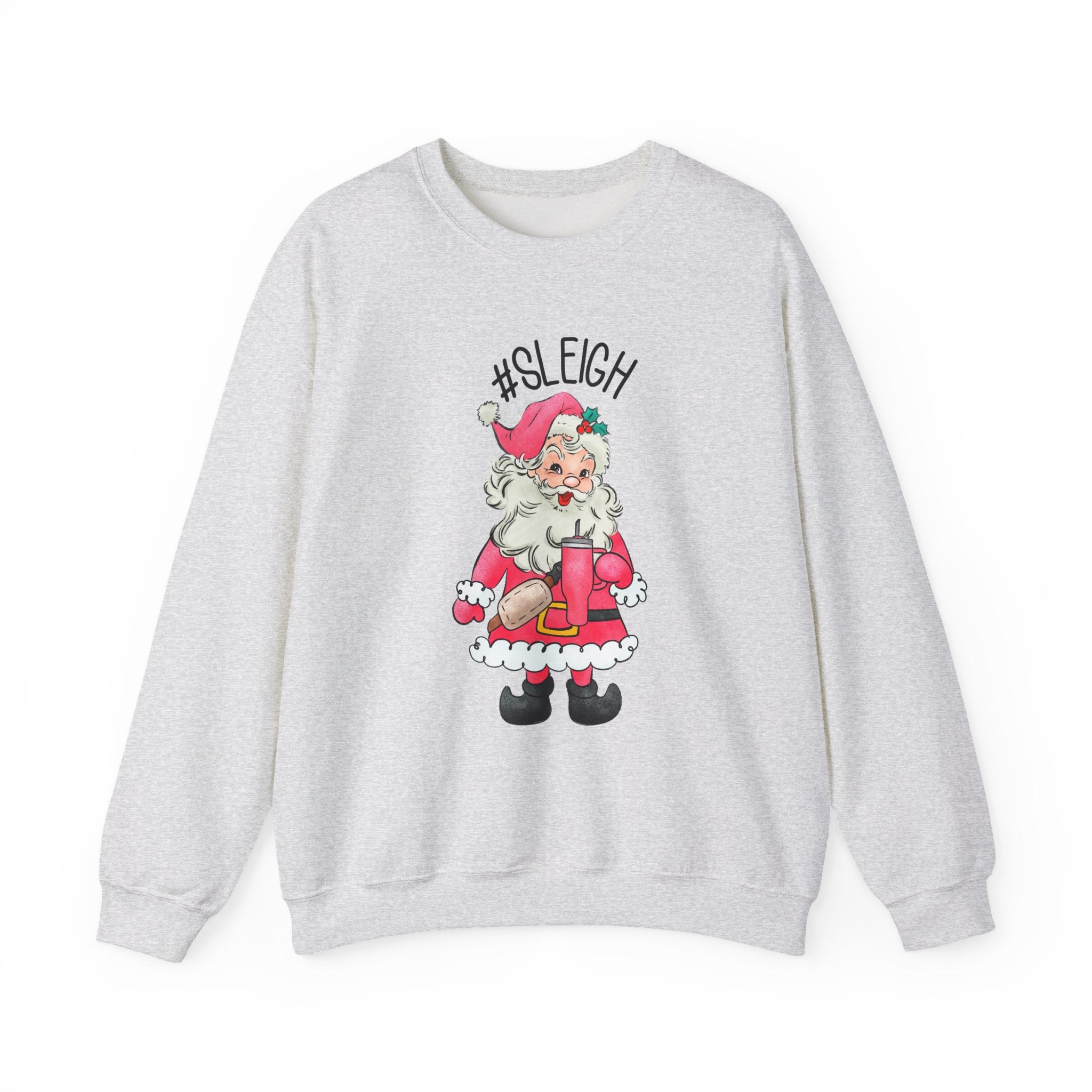 Sleigh santa sweatshirt, Vintage Santa Christmas Sweatshirt by PopCultureByDesign36