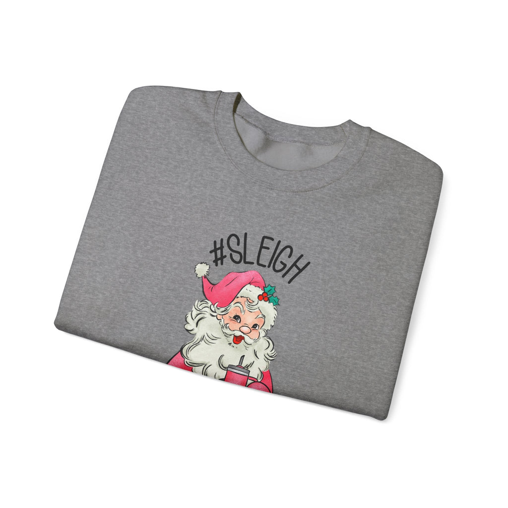 Sleigh santa sweatshirt, Vintage Santa Christmas Sweatshirt by PopCultureByDesign36