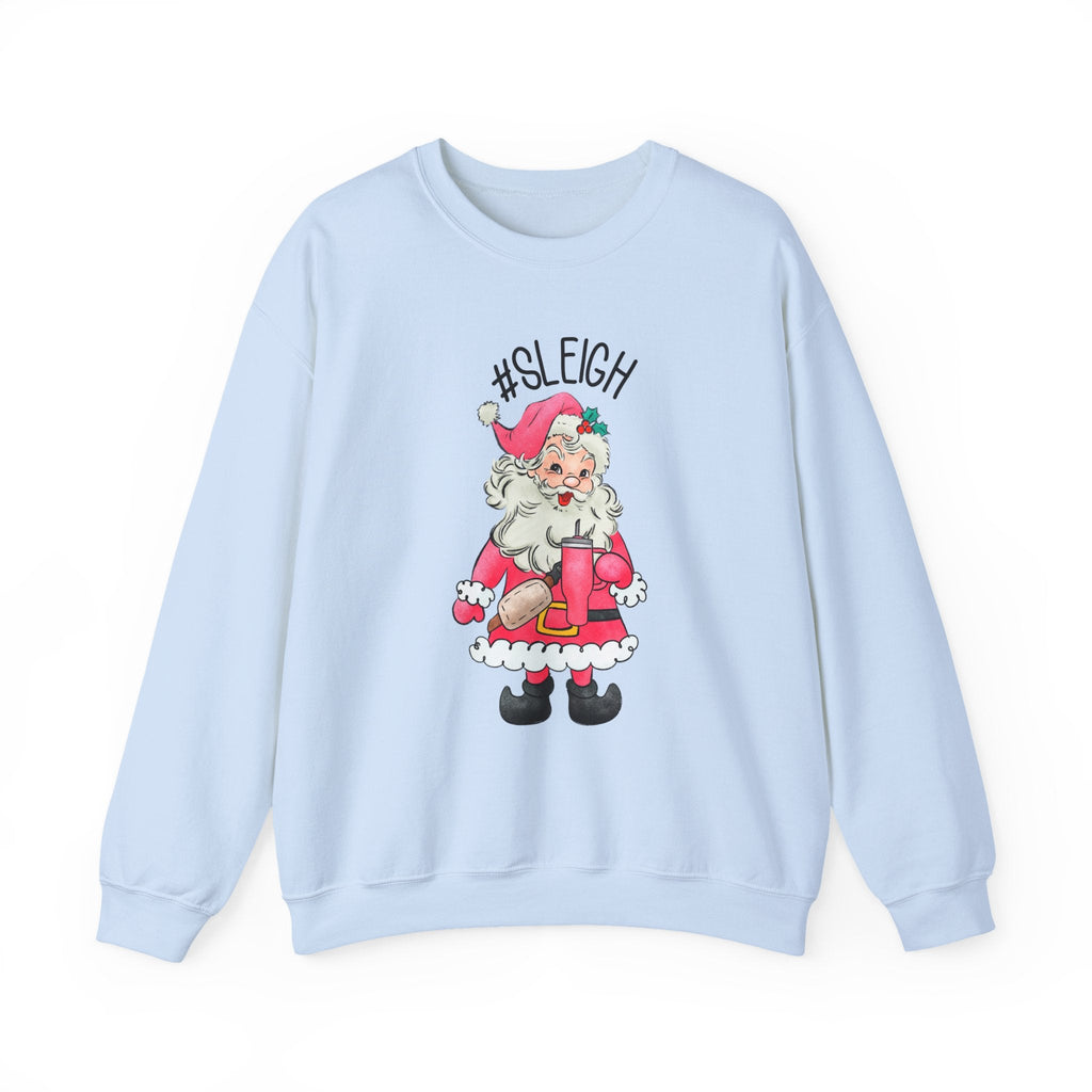 Sleigh santa sweatshirt, Vintage Santa Christmas Sweatshirt by PopCultureByDesign36