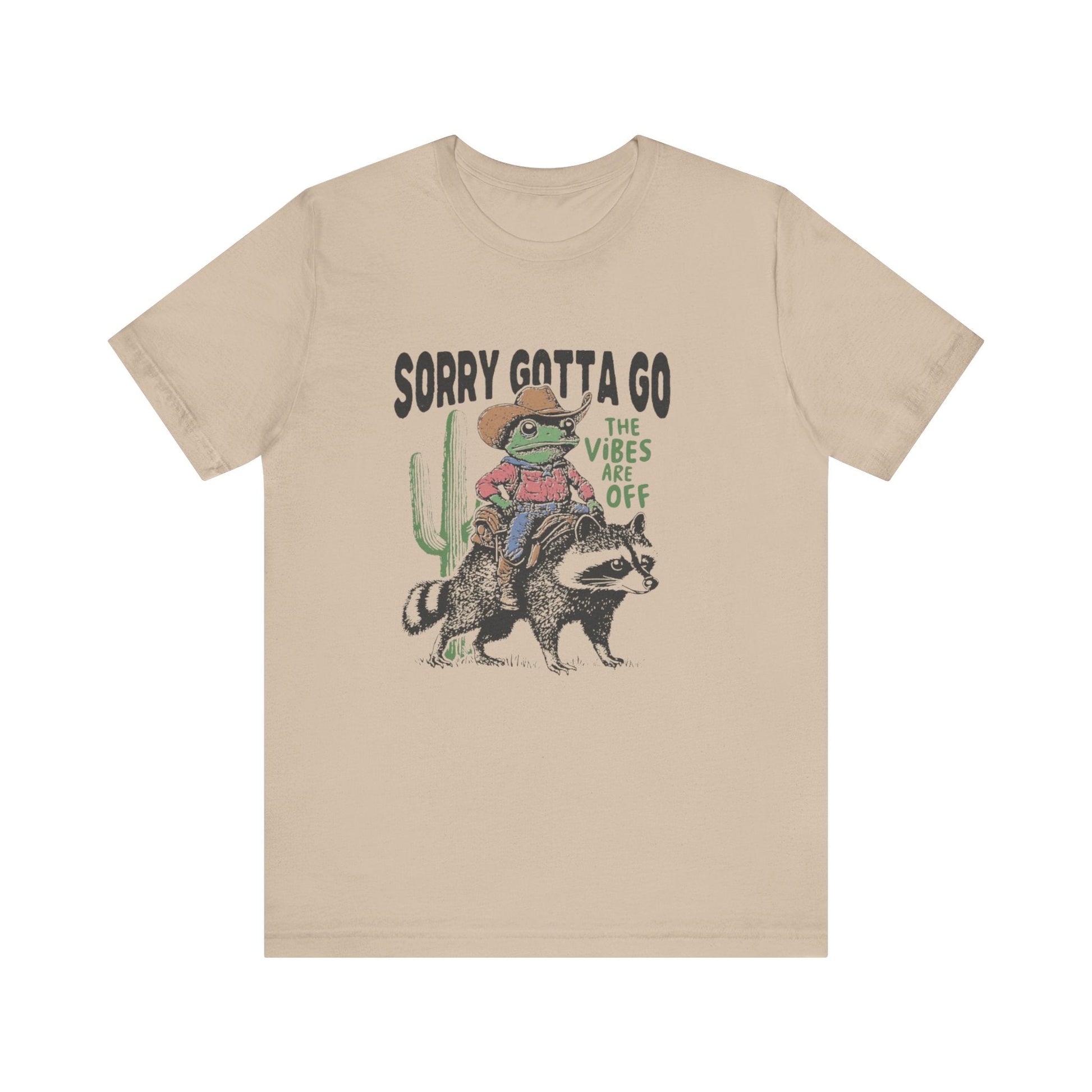 Sorry Gotta Go The Vibes Are Off Shirt, Cowboy Frog t-shirt - Popbydesign