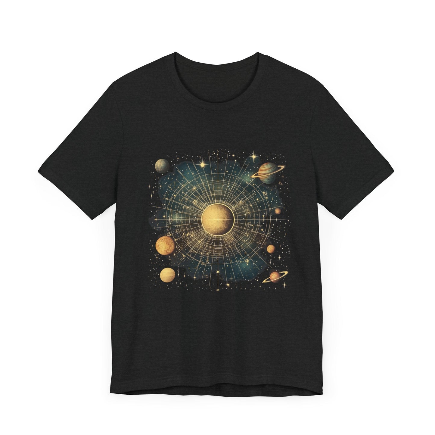 Space Galaxy T-Shirt, Solar System Tee, Astronomy Shirt - Popbydesign