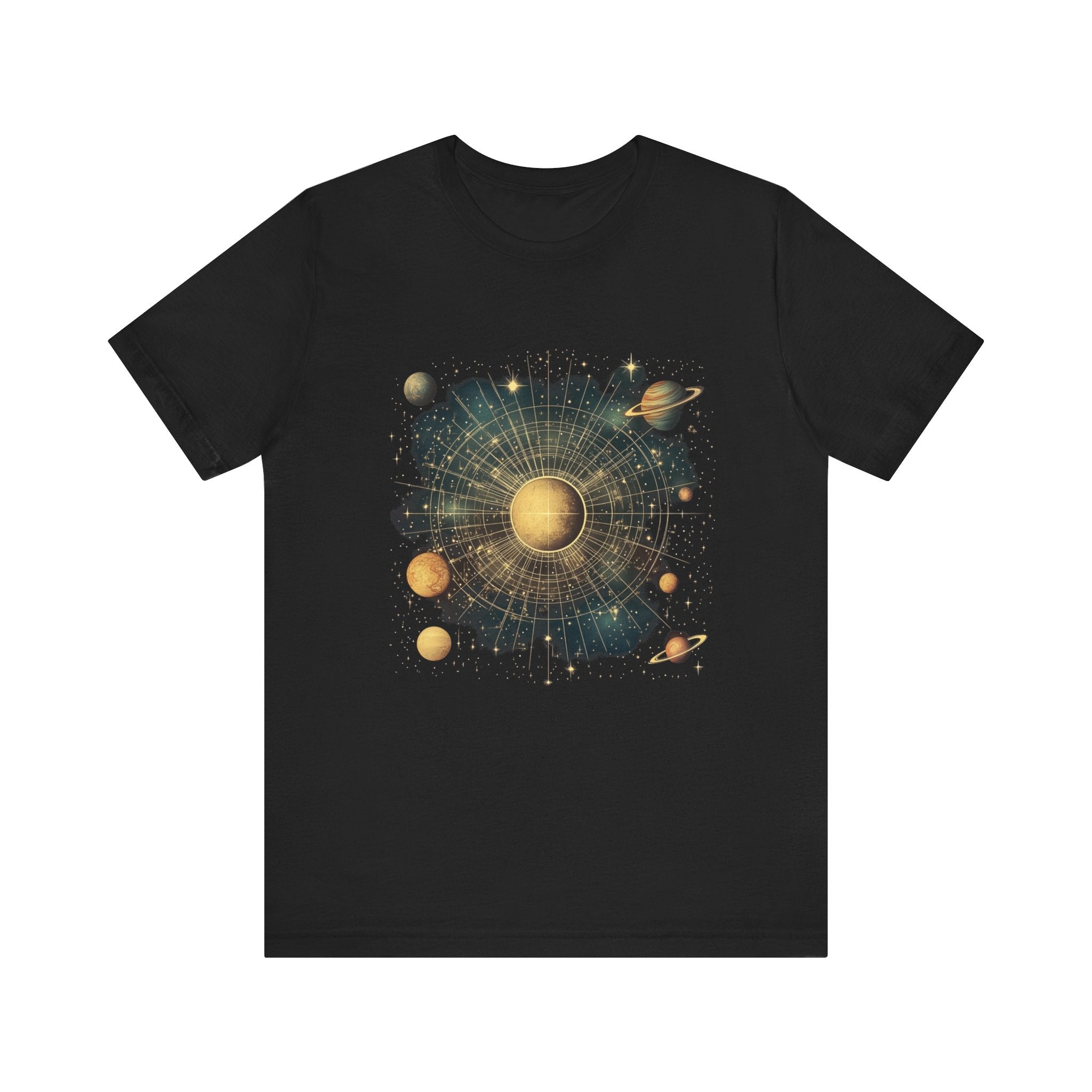 Space Galaxy T-Shirt, Solar System Tee, Astronomy Shirt by PopCultureByDesign36