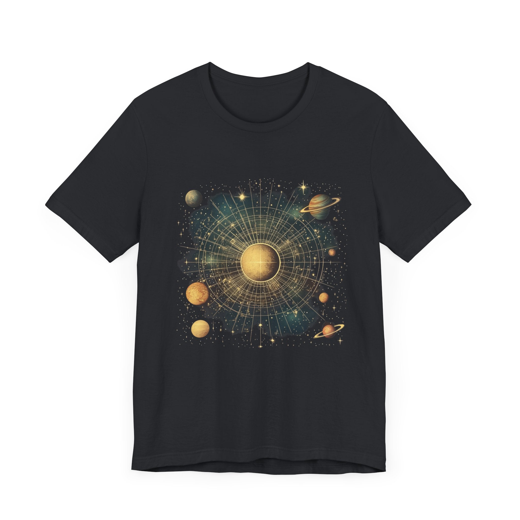 Space Galaxy T-Shirt, Solar System Tee, Astronomy Shirt by PopCultureByDesign36