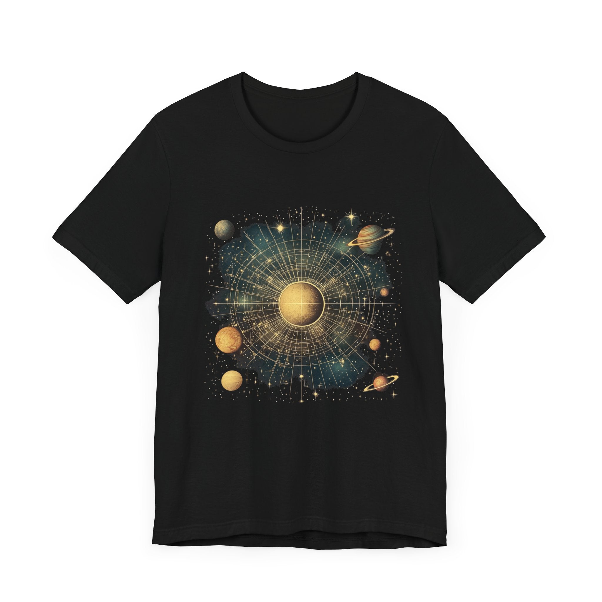 Space Galaxy T-Shirt, Solar System Tee, Astronomy Shirt by PopCultureByDesign36