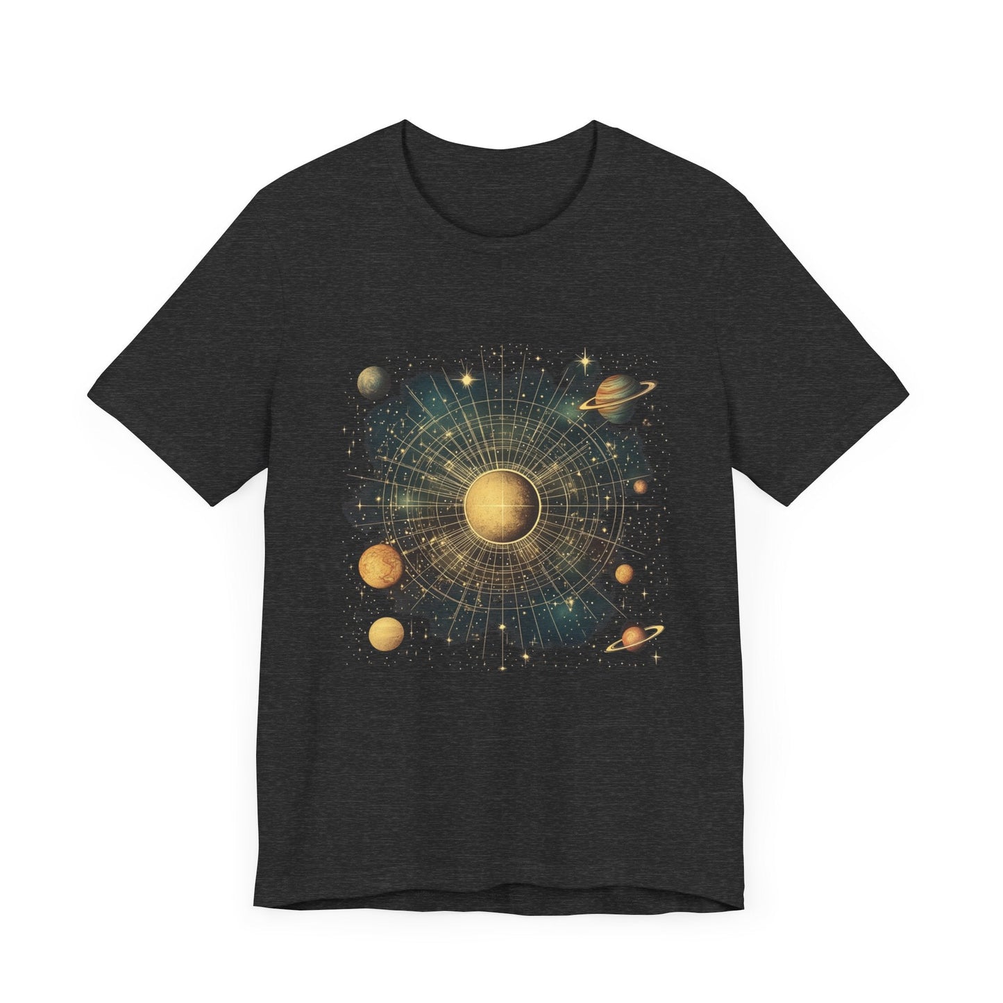 Space Galaxy T-Shirt, Solar System Tee, Astronomy Shirt - Popbydesign