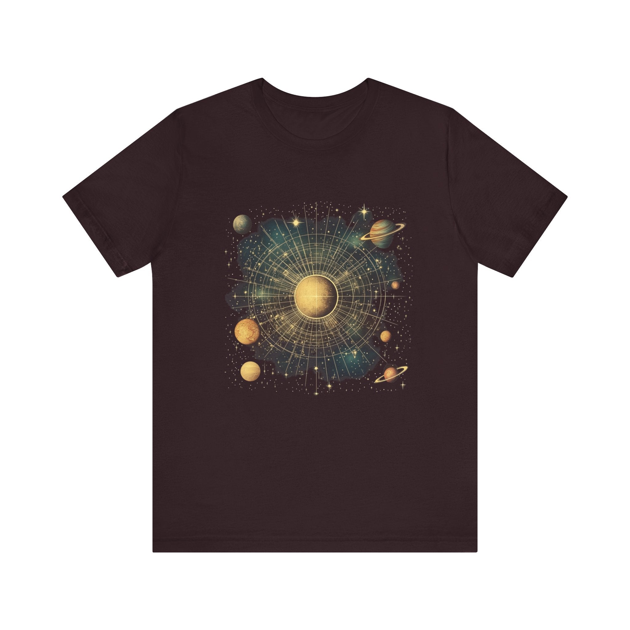 Space Galaxy T-Shirt, Solar System Tee, Astronomy Shirt by PopCultureByDesign36
