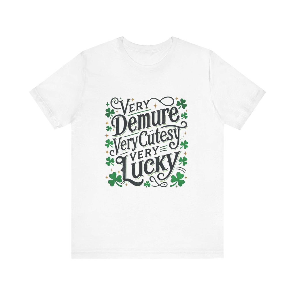 St Patrick's Day Tee, Irish Shamrock Tee, Feeling Lucky by PopCultureByDesign36