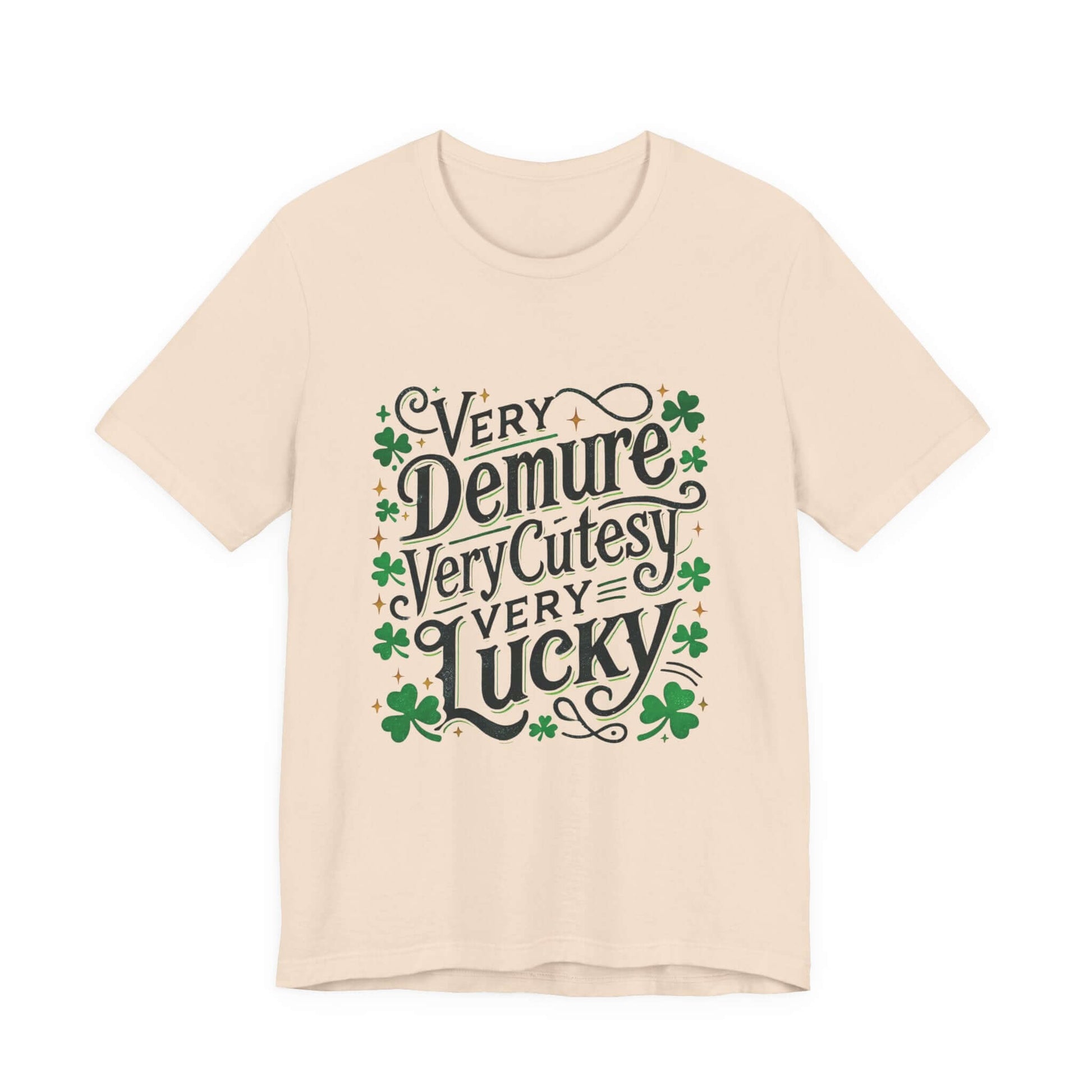 St Patrick's Day Tee, Irish Shamrock Tee, Feeling Lucky - Popbydesign