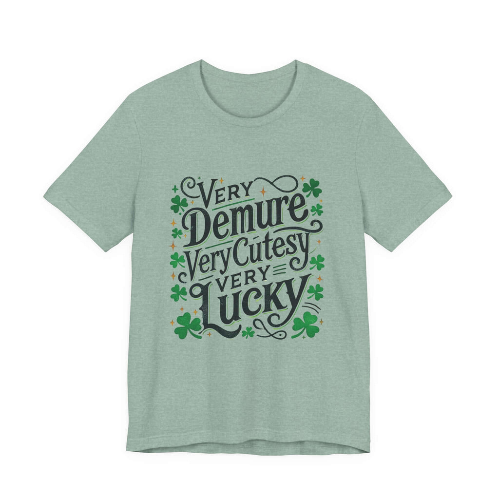 St Patrick's Day Tee, Irish Shamrock Tee, Feeling Lucky by PopCultureByDesign36